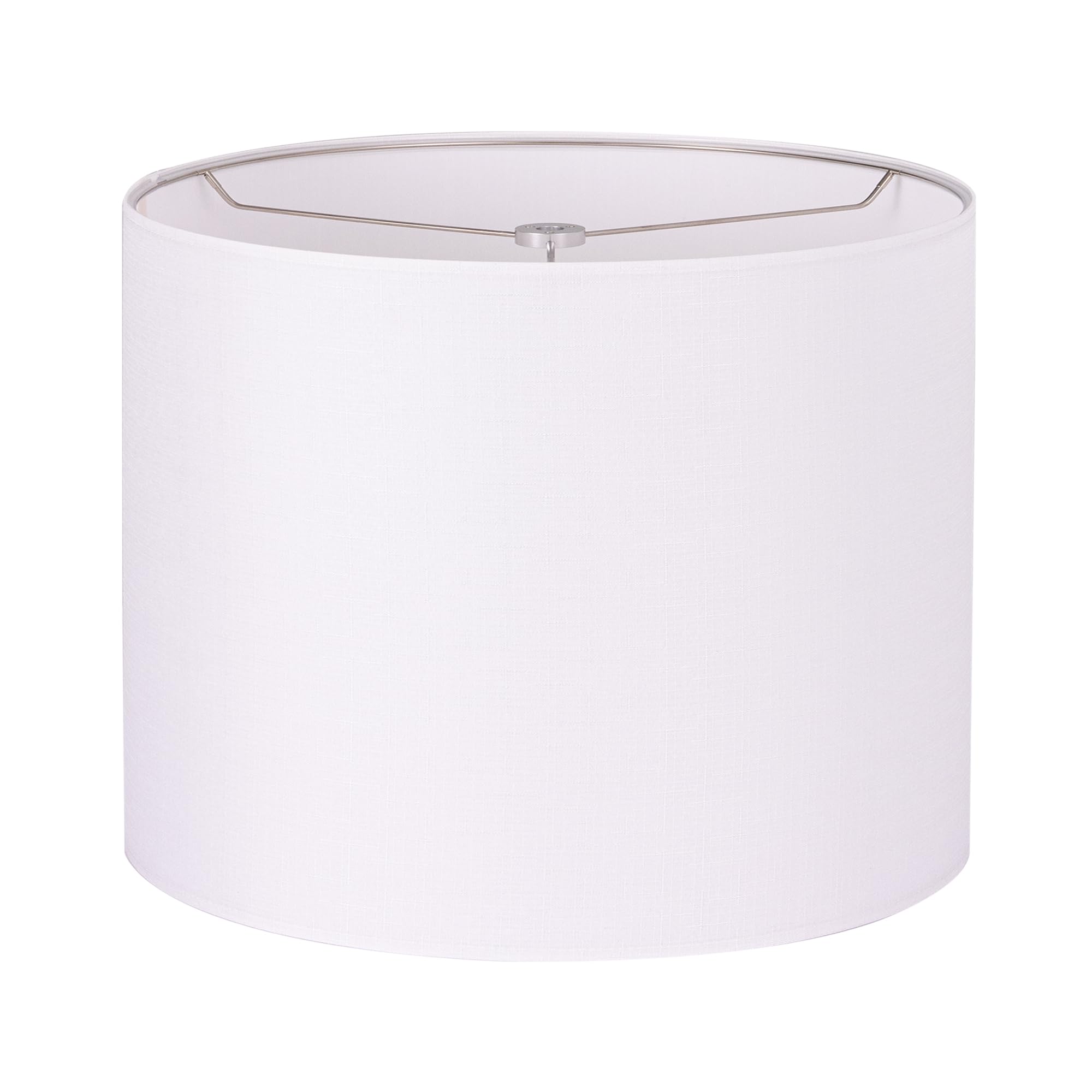 Wellmet 14''x14''x11'' Assembly Required Lampshade for Table Lamp, Bedside Lamp, Floor Lamp, Fabric Drum Lampshade Classic Moder