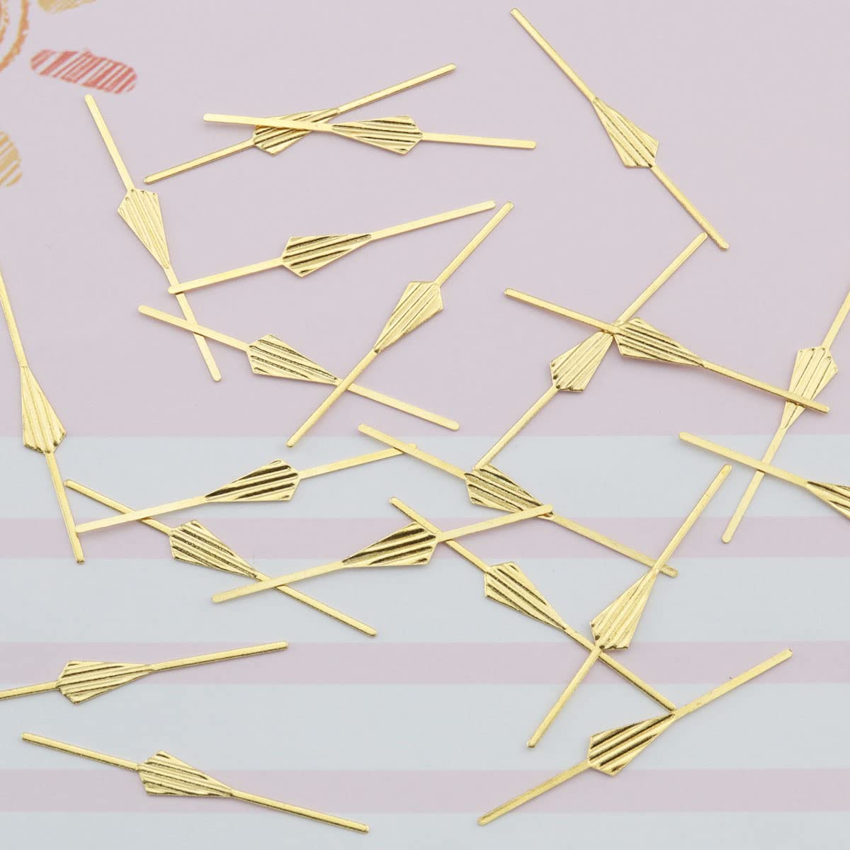 ITROLLE Chandelier Connector Clip 200PCS Stainless Steel 45mm Bow Tie Pin Golden