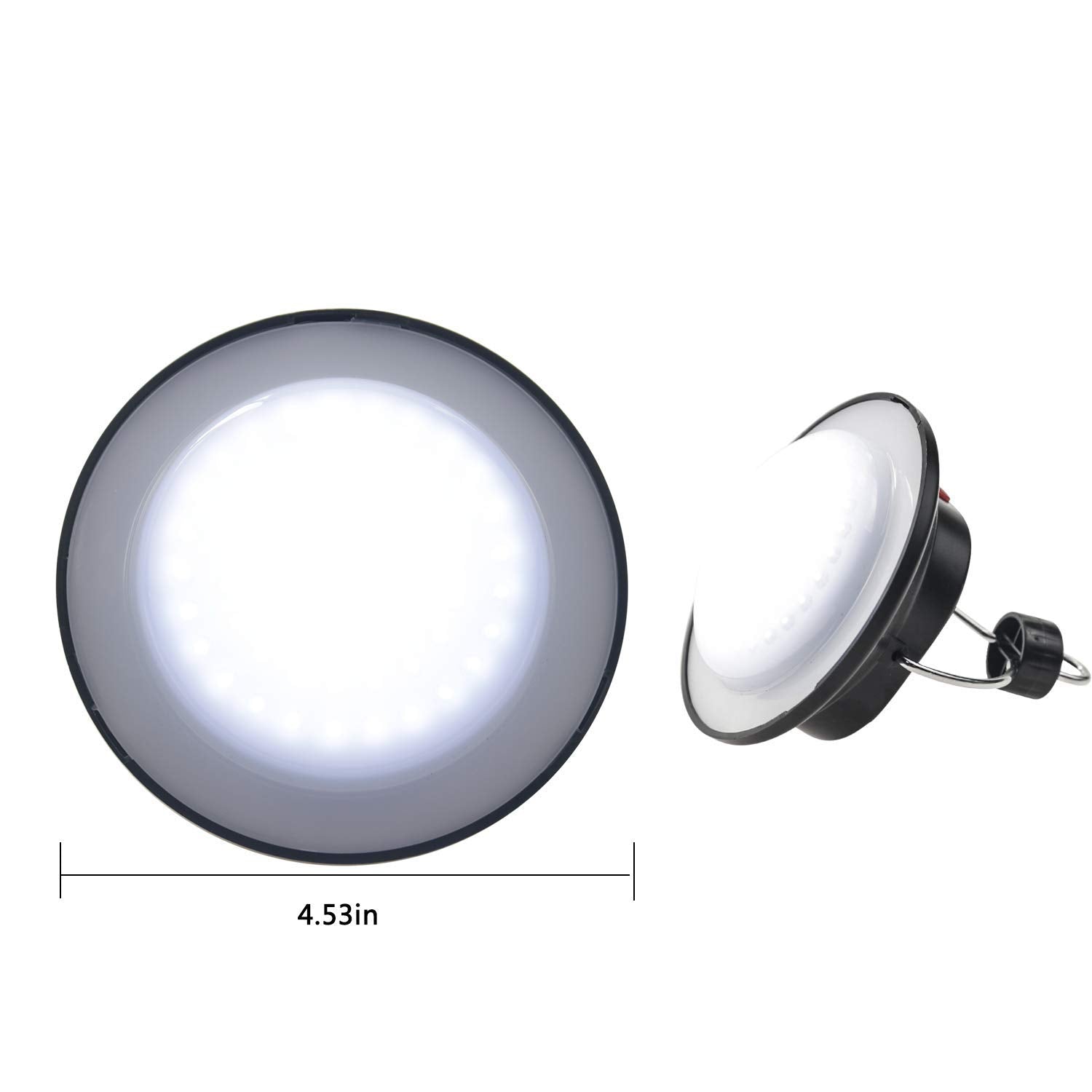 Surborder Led Portable Camping Tent Night Light, Camping Lantern With 3 Light Modes, Lamp For Outdoor Camping Hiking, Perfecr For Hurricane,Power Outages, Emergency