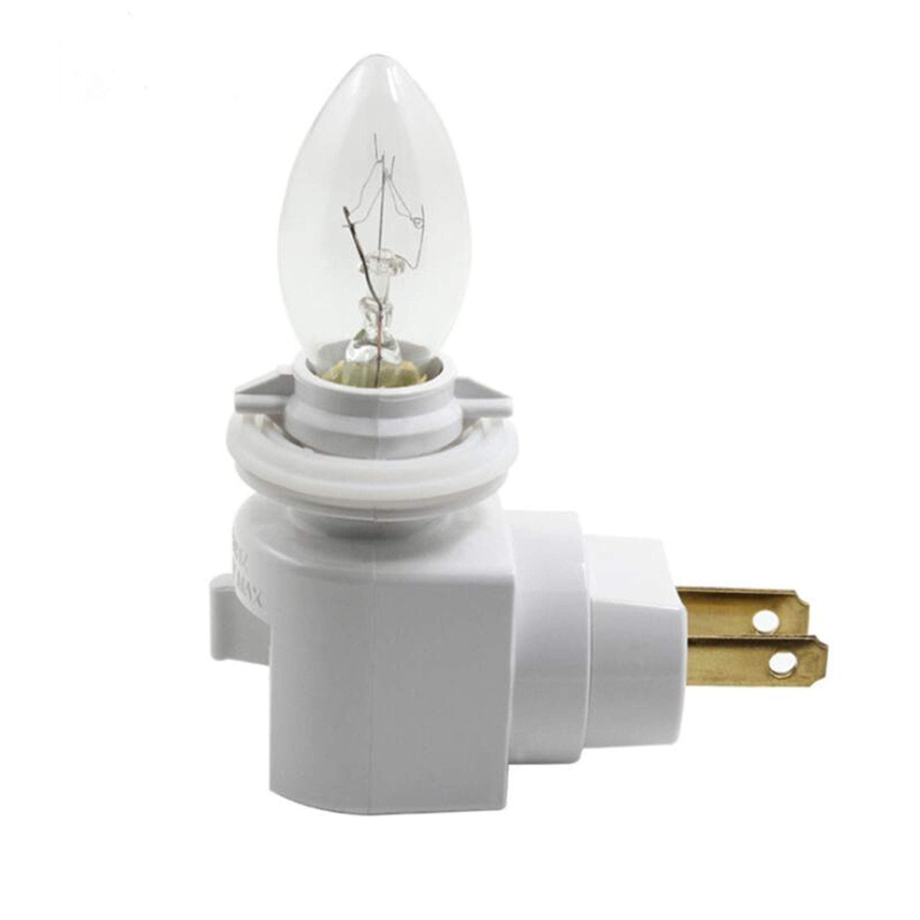 TWDRTDD Adjustable E12 Plug-in Night Light with On/Off Switch, White, for Decorative Lighting