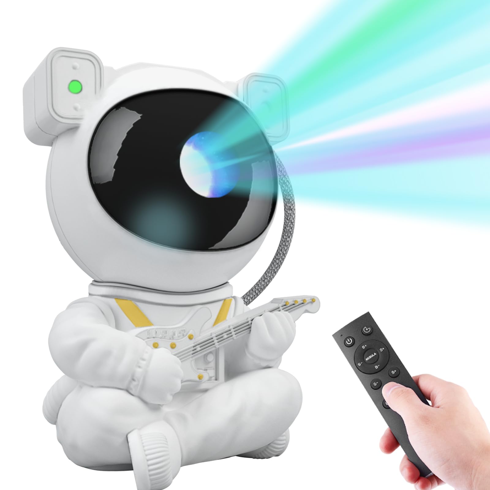 kathluce Galaxy Projector, Star Projector Tiktok Astronaut Nebula Night Lights Projectors, Remote Control Timing and 360?Rotatio