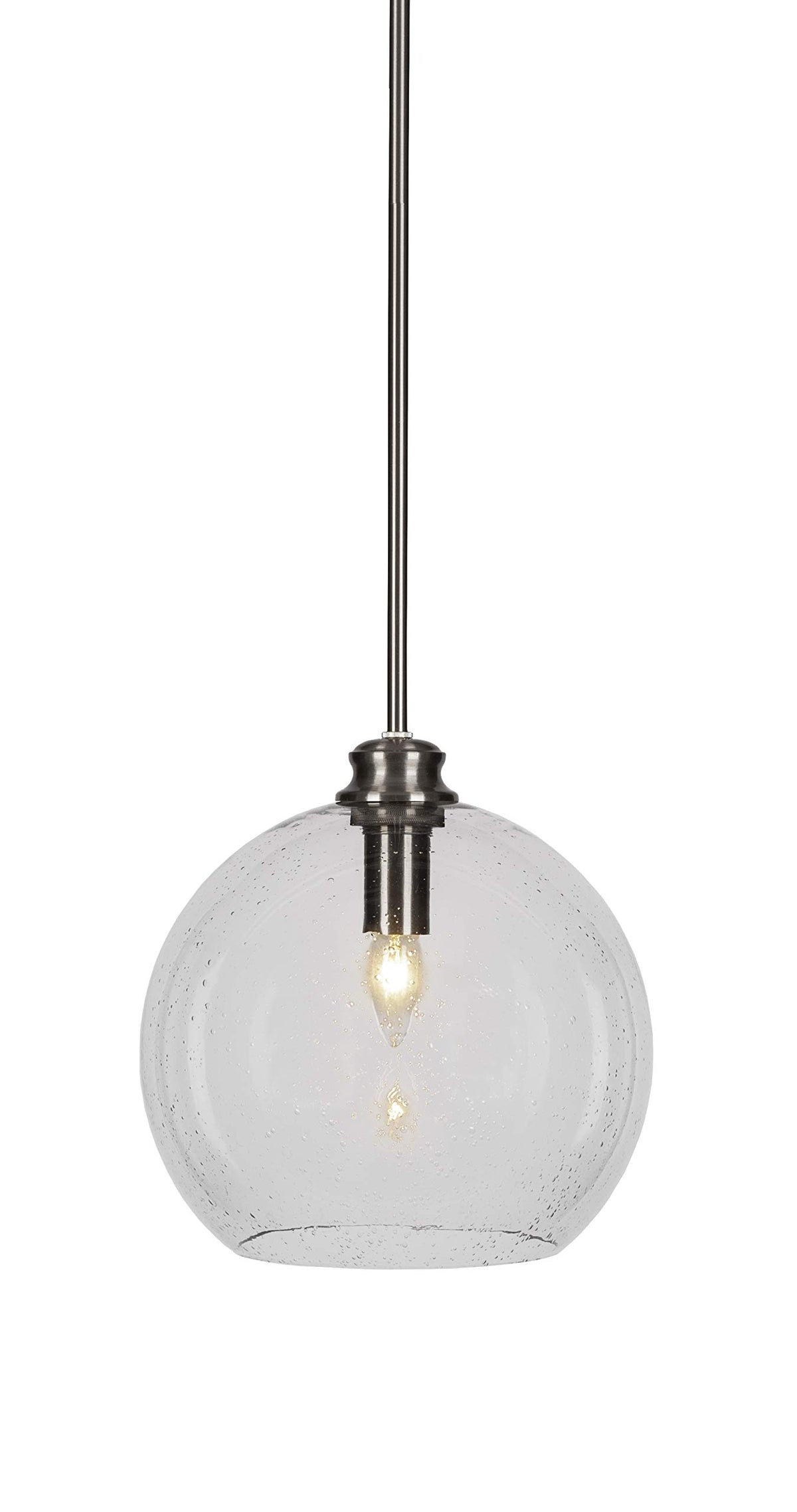 Toltec Lighting Kimbro 1 Light Pendant in Brushed Nickel (71-BN-4370)