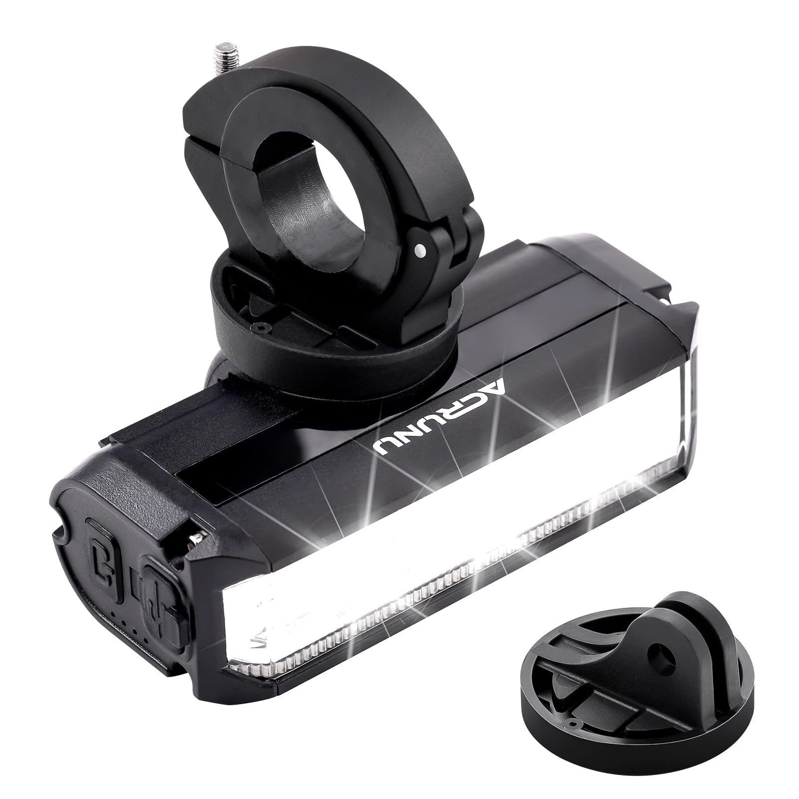 Super Bright LED Bike Light USB Rechargeable Bicycle Headlight-5 Modes Waterproof Bike Headlight Mountain Off-Road Cycling Commuting (X-Small Pro)