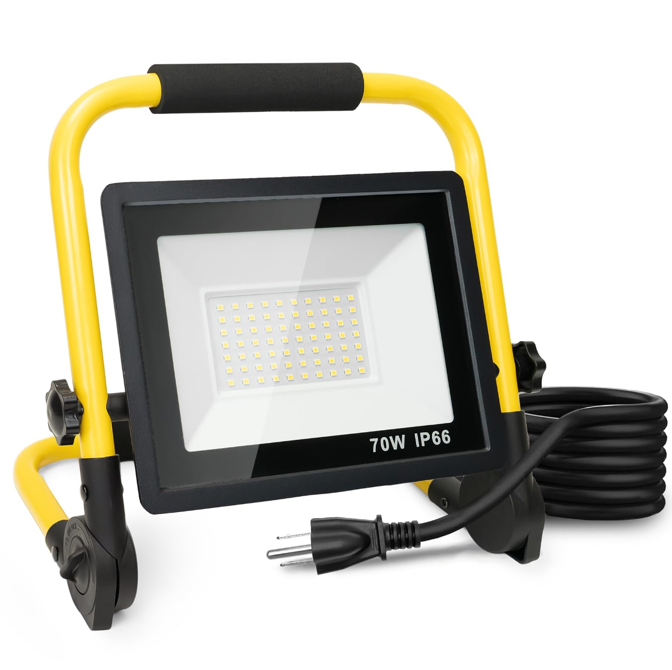 10000LM LED Work Light: Portable Work Light with 5FT Cord - IP66 Waterproof Flood Light for Outdoor Indoor Job Site Workshop Gar