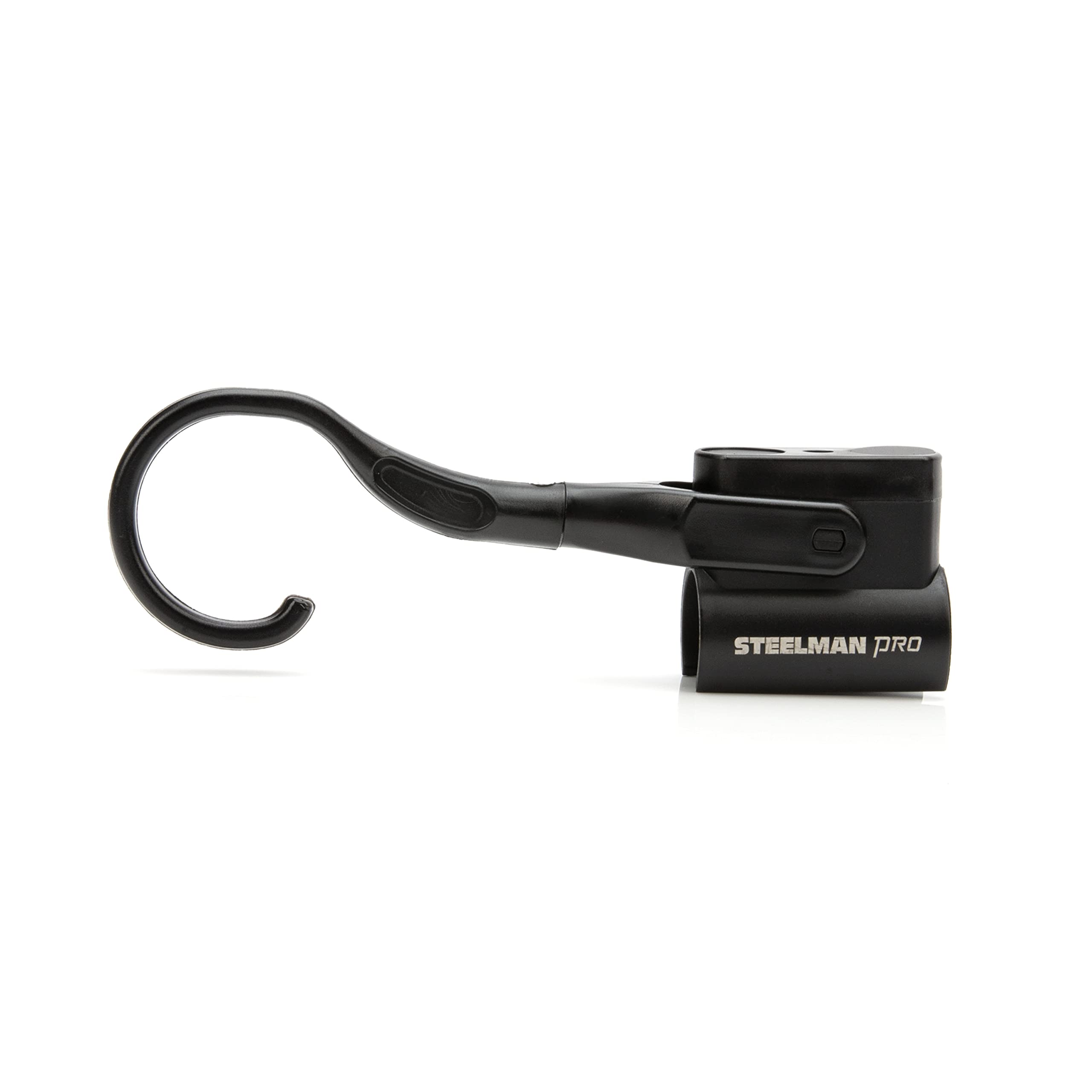 Steelman Pro Magnetic Hook Flashlight Holder, Model 78751, Black, Plastic Material