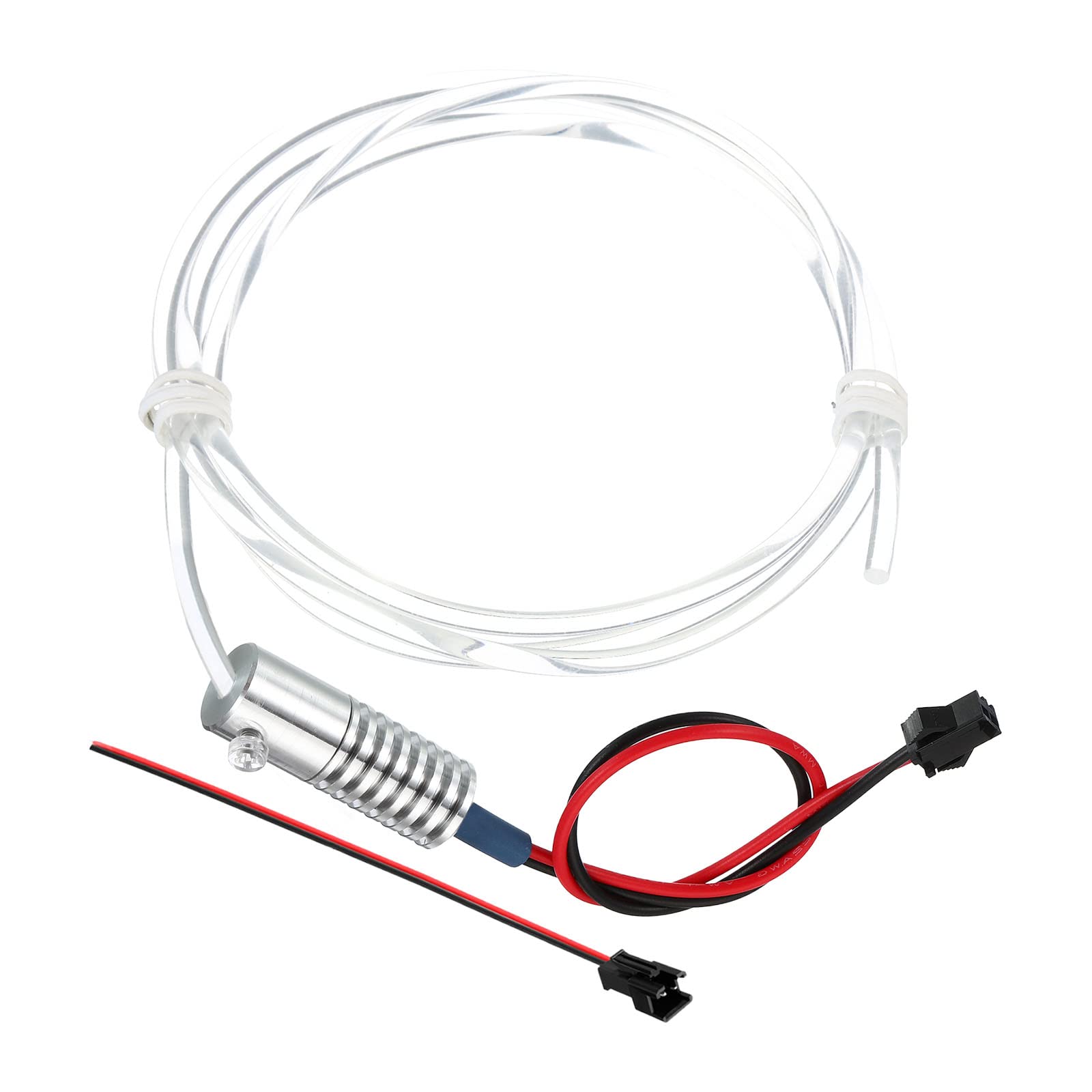 Patikil 3Mm 1M Pmma Side Glow Fiber Optic Cable Kit  With Led Aluminum Illuminator 12V 1.5W Guide Light Source Decoration For Home Diy Lighting  Blue