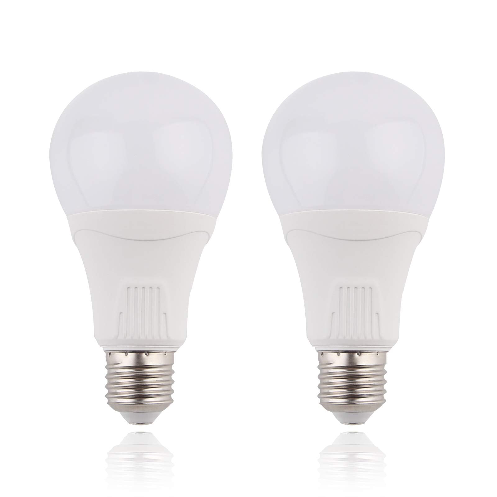 CICINY Motion Sensor Light Bulb, 15W (100W Equivalent), Daylight 5000K, 1500LM, E26 A21, 2 Pack