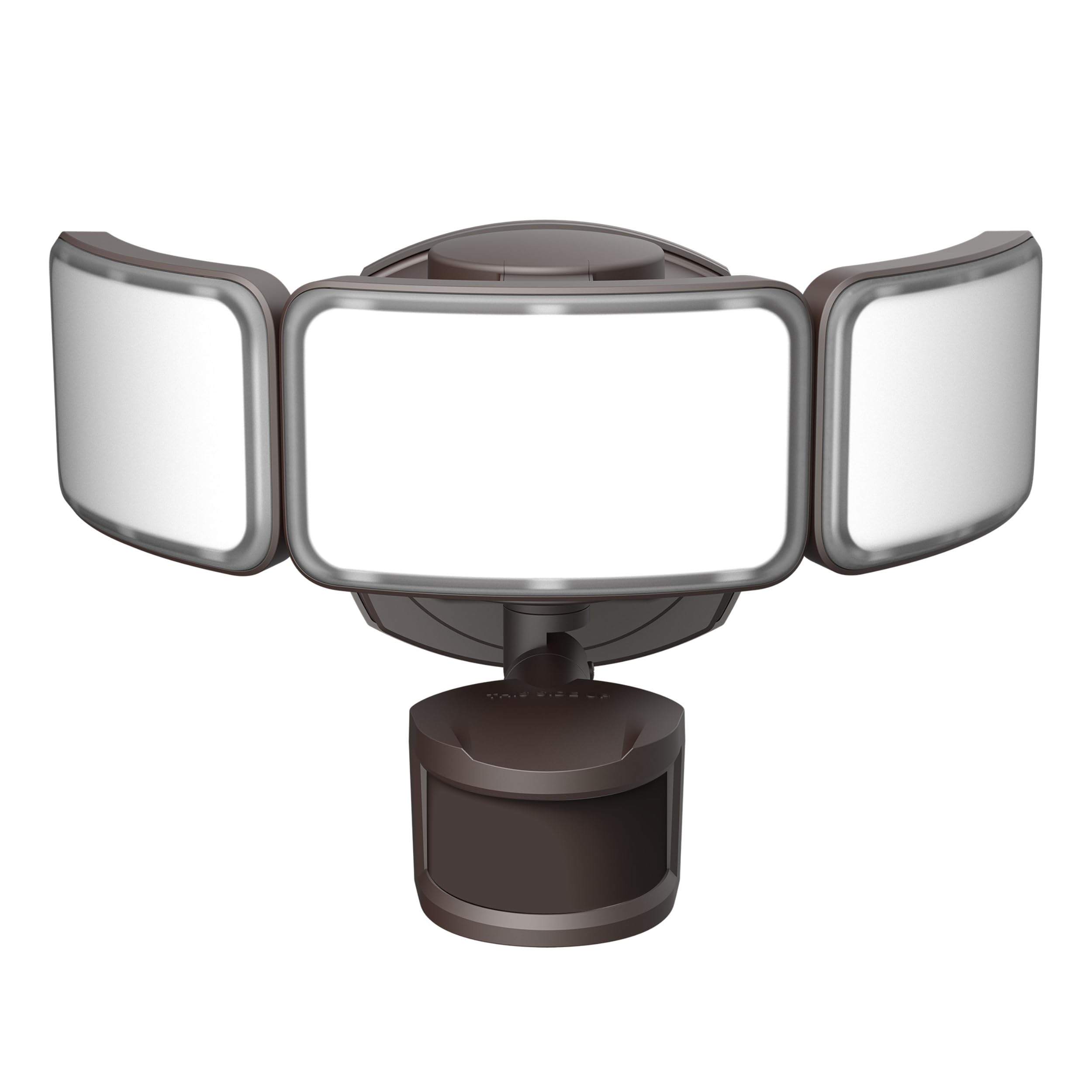 Feit Electric LED Security Light with Motion Sensor and Dusk to Dawn, Outdoor 46W Flood Light, Adjustable 3 Head, Wall Mount, 50