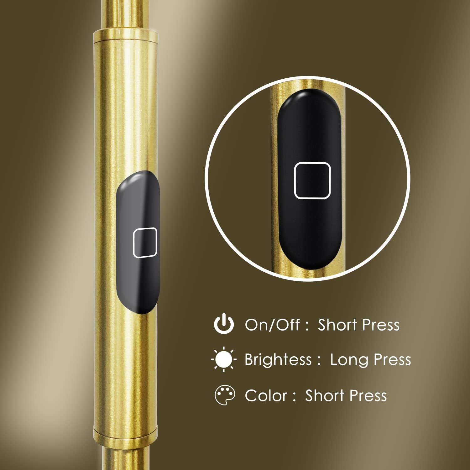 Joofo Floor Lamp,30W/2400Lm Sky Led Modern Torchiere 3 Color Temperatures Super Bright Floor Lamps-Tall Standing Pole Light With