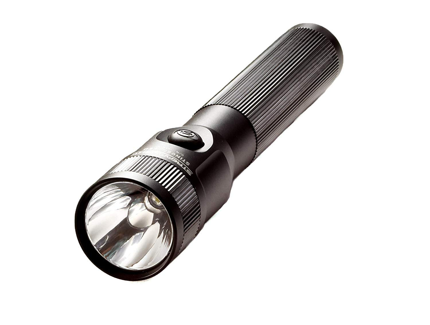 Streamlight 75713 Stinger Led Rechargeable Flashlight With Nicad Battery And 120V Ac/12V Dc 2-Holders, Black - 425 Lumens