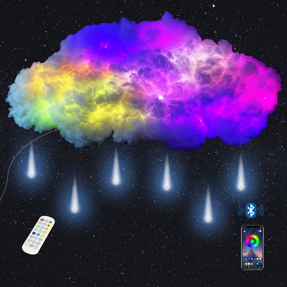 Zokon 3.93Ft/1.2M Big Cloud Rain Lightning Kit