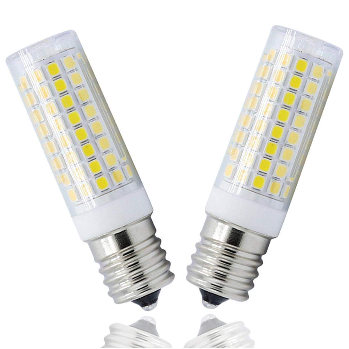 Ltyy E17 Led Bulb,Dimmable 8W,80W Halogen Bulb Equivalent,800Lm,Ac120V,E17 Bulb White 6000K,For Over Counter Microwave Ovens(Pac