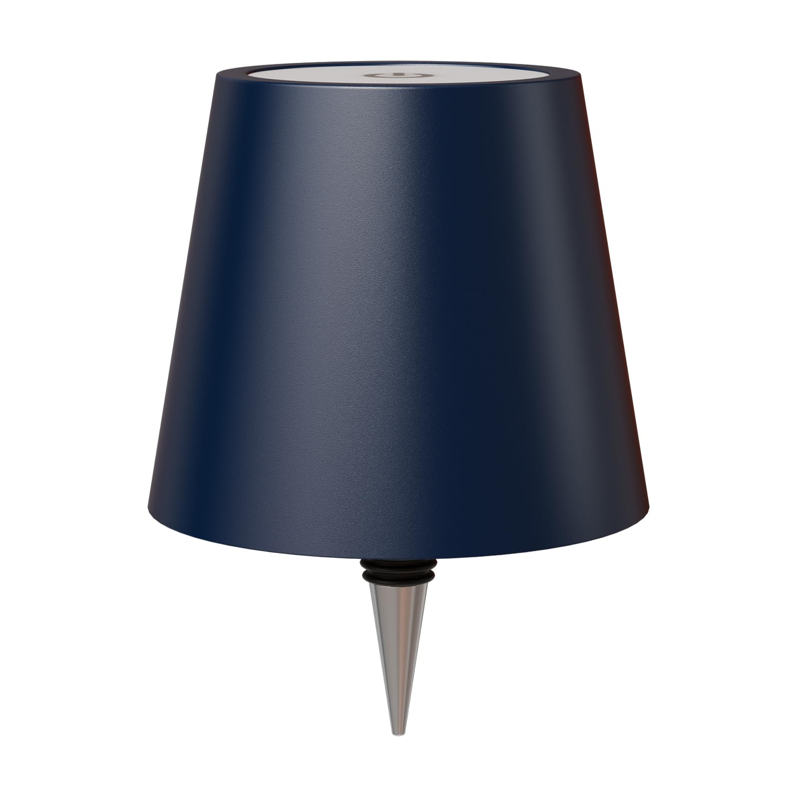 nulmvic Wireless Bottle Lamp, Rechargeable LED Light with Stepless Dimming, Dark Blue, Model: ceeadba5-a73b-48a2-9ed7-0d508