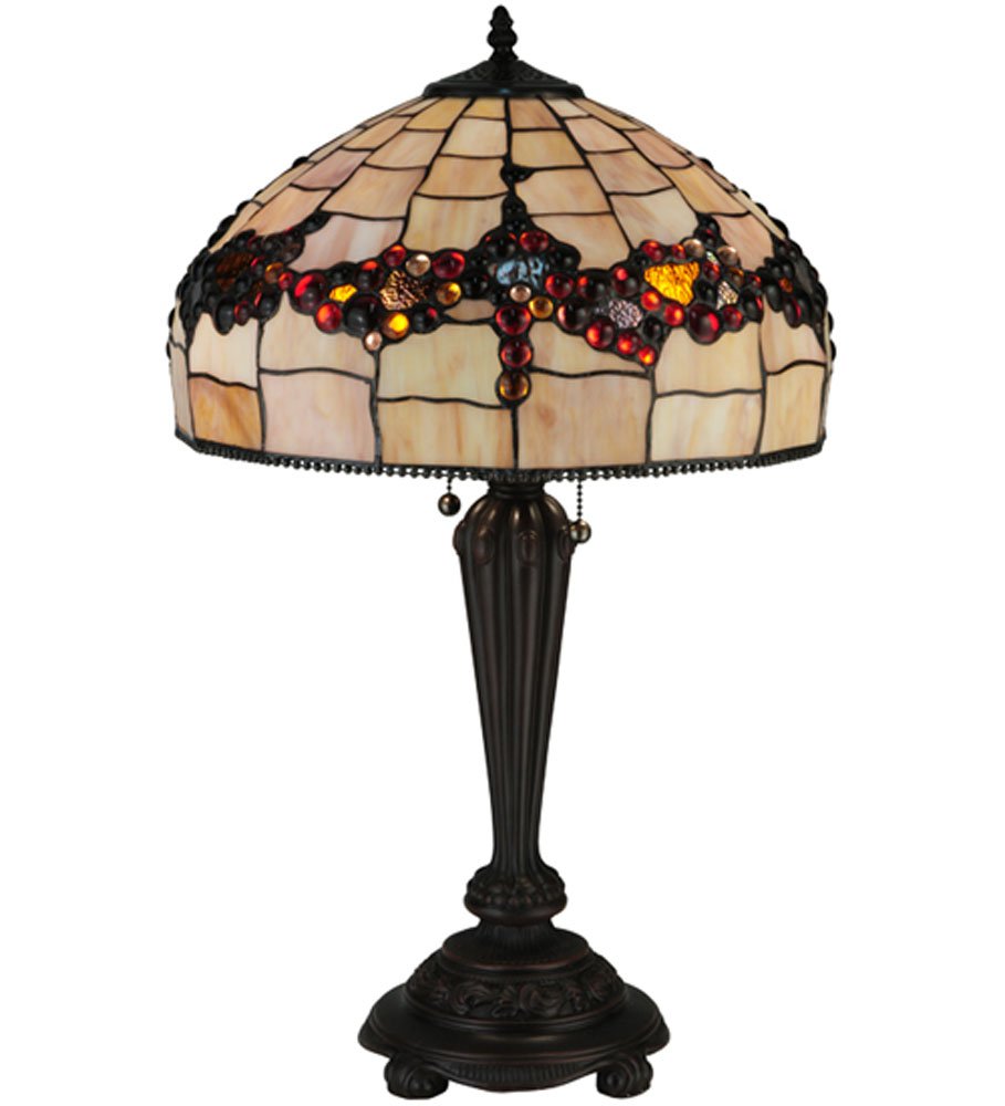 Meyda Tiffany 130698 Lighting, 26.5&quot; H, Bronze/Dark