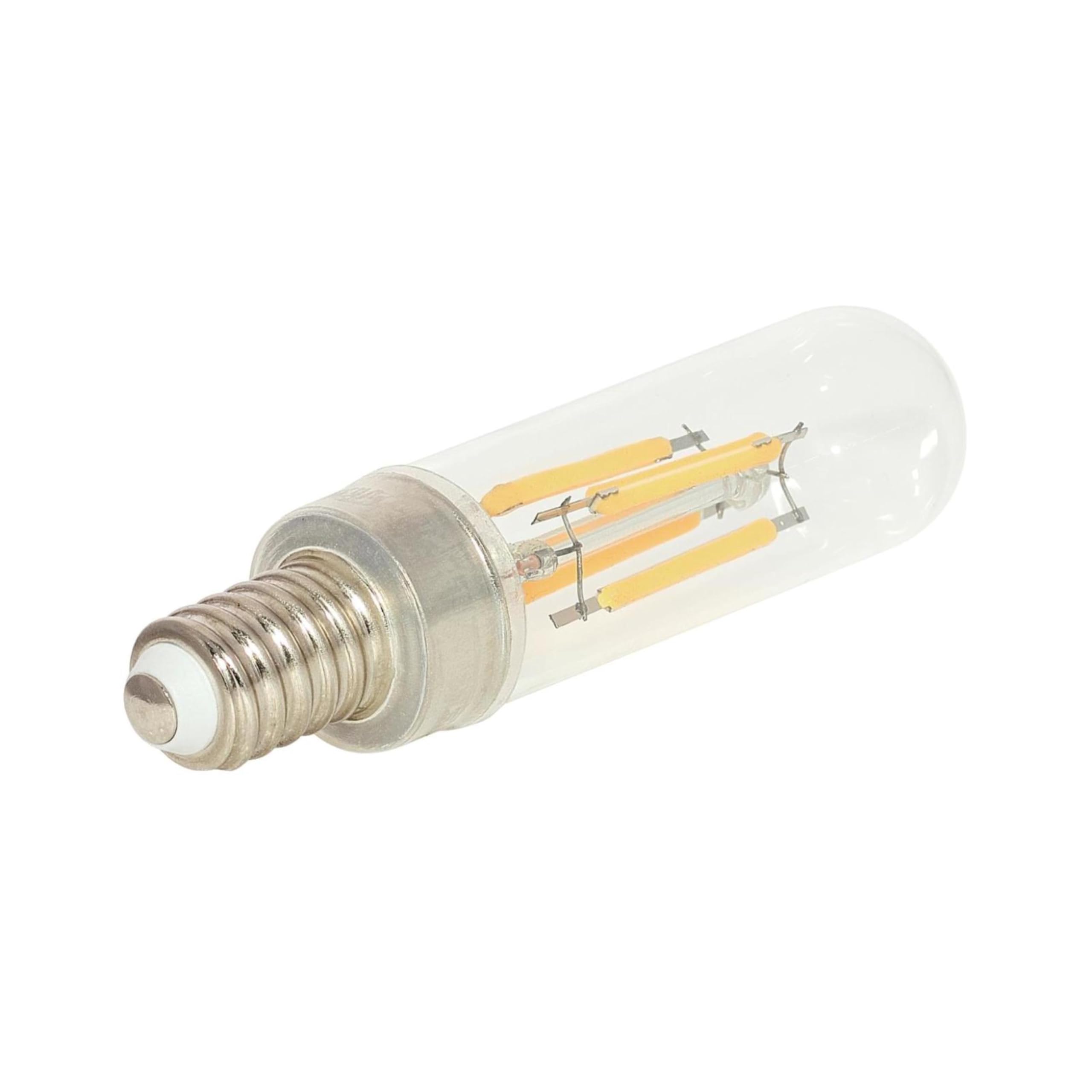 Westinghouse 5158120 2.5 Watt (25 Watt Equivalent) T6 Dimmable Clear Filament Led Light Bulb, Candelabra Base, 6 Pack
