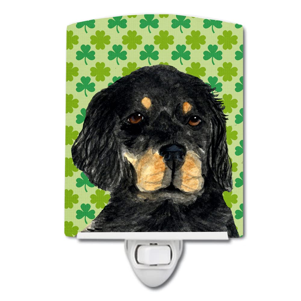 Carolines Treasures Ceramic Night Light, Gordon Setter St. Patricks Day, 6x4x3in, Multicolor, Model SS4446CNL
