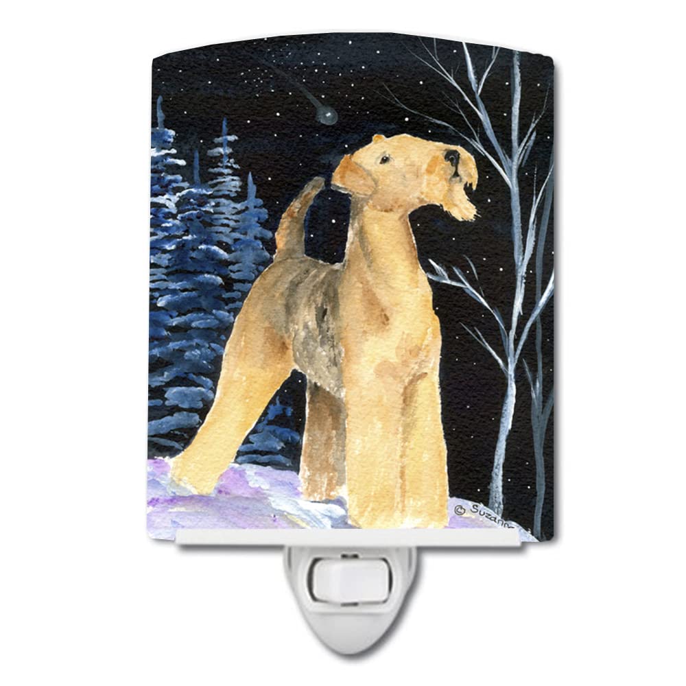 Carolines Treasures Ceramic Night Light, 6x4x3 inches, Model SS8361CNL, Multicolor, UL-Certified for Bedroom, Bathroom, Nursery