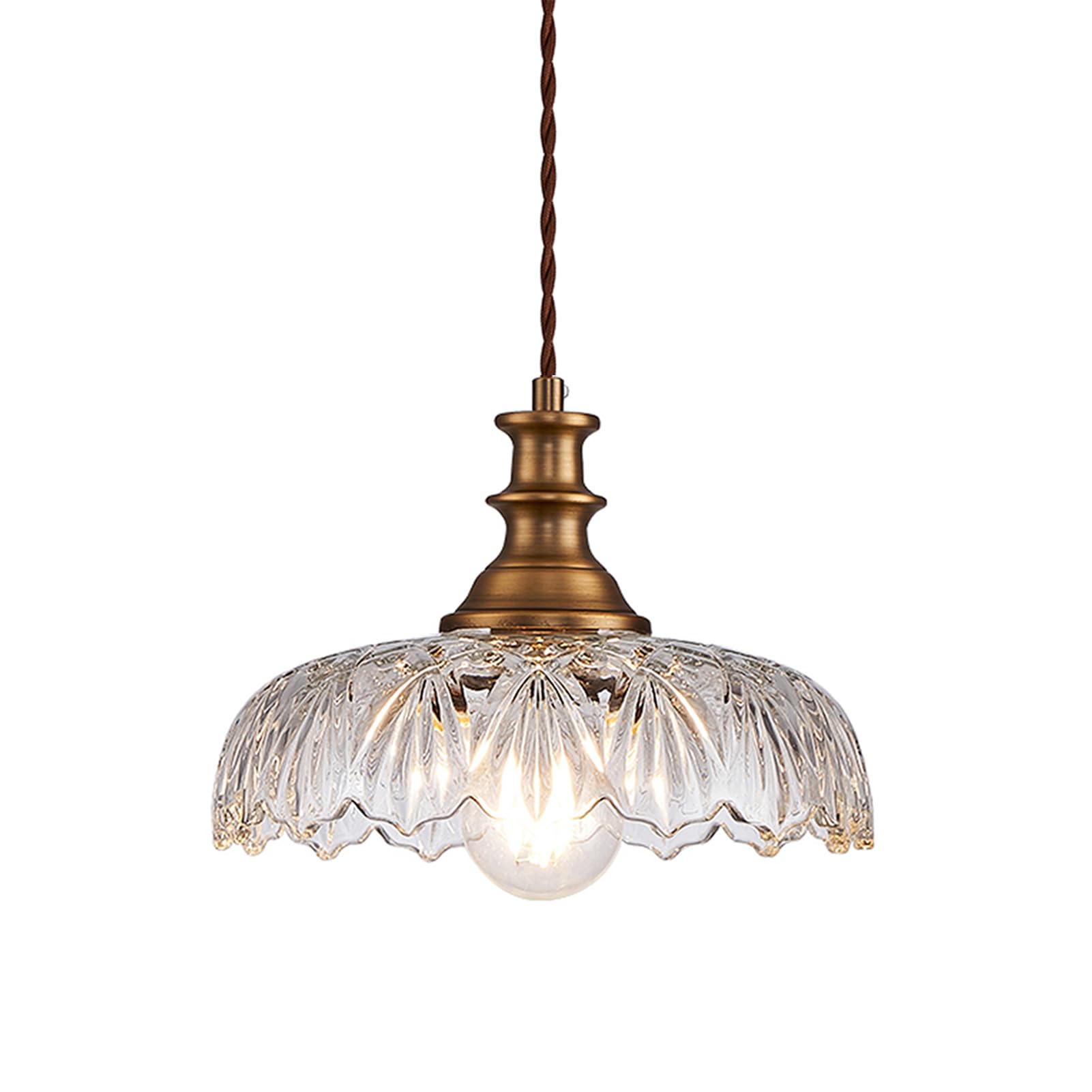 HDDFL Vintage Pendant Lights Fixture Modern Pendant Lighting Fixtures 11.8inch Hanging Lamp for Kitchen Island Bedroom Living Ro