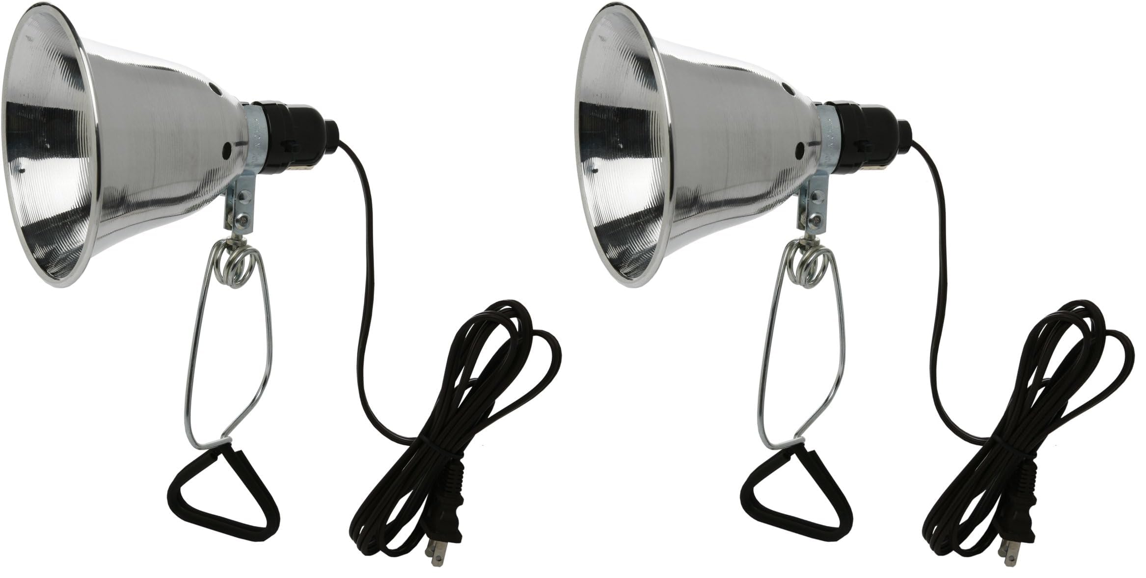 Woods 0160 18/2 SPT-2 Clamp Lamp with 5.5 Inch Reflector, 60 Watt, 6 Foot Cord (Pack of 2)