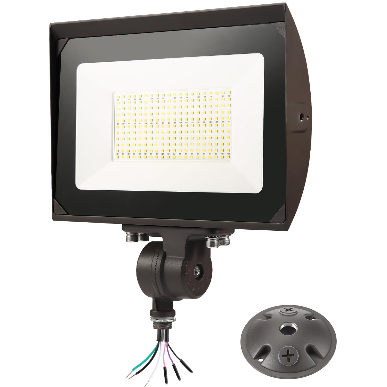 Eccfutll 150W Led Flood Light, 21000Lm 5000K Daylight, Waterproof Outdoor Security Lighting