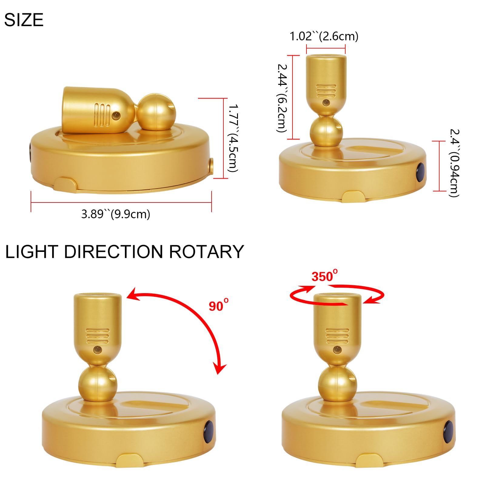 Hamvidne Indoor Spotlight, Battery Operated Spotlights With Remote, Picture Lights For Wall, Plant Tree Spotlight With Timer, Up
