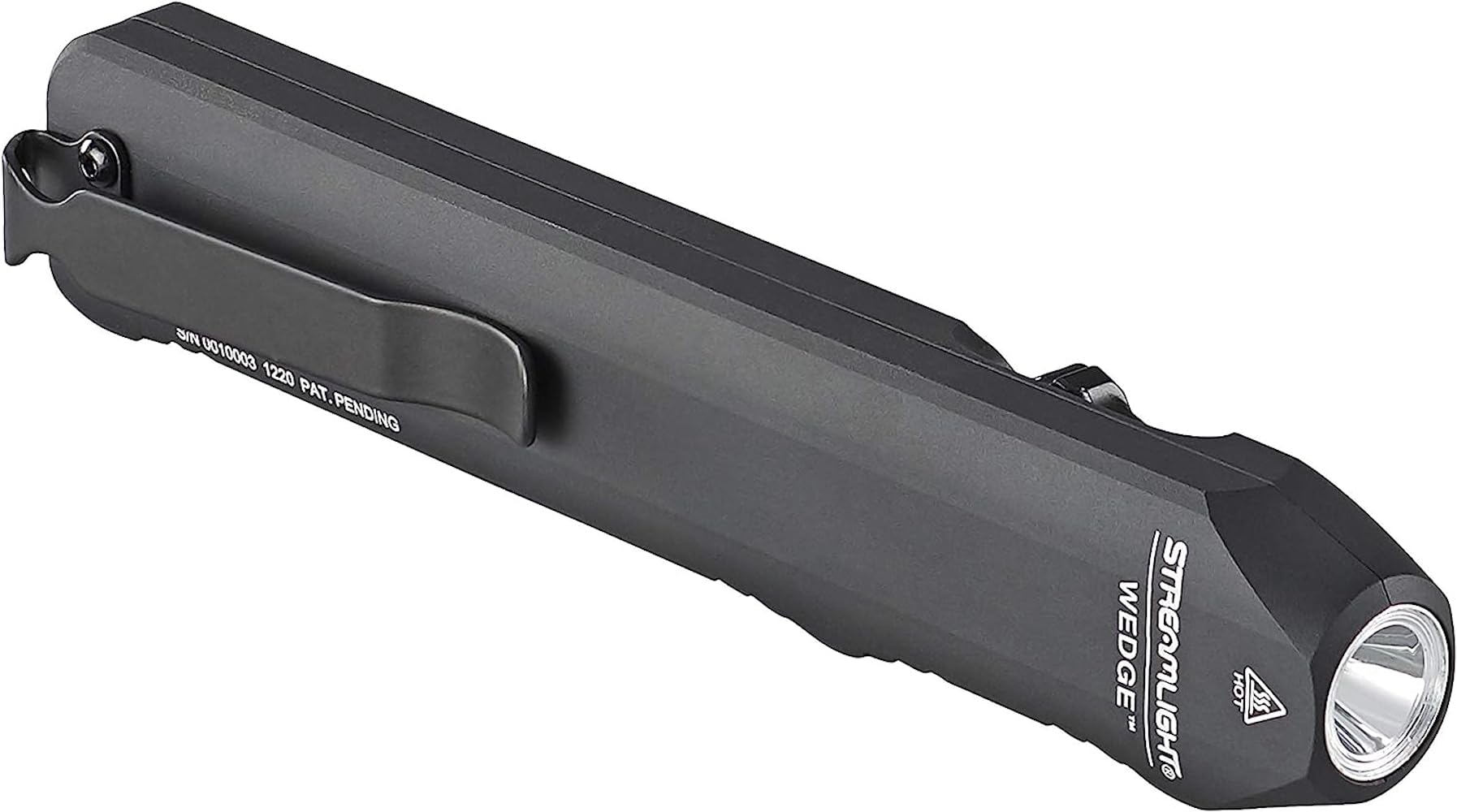 Streamlight 88810 Wedge 300-Lumen Slim Everyday Carry Flashlight, Includes Usb-C Cord, Lanyard, Black