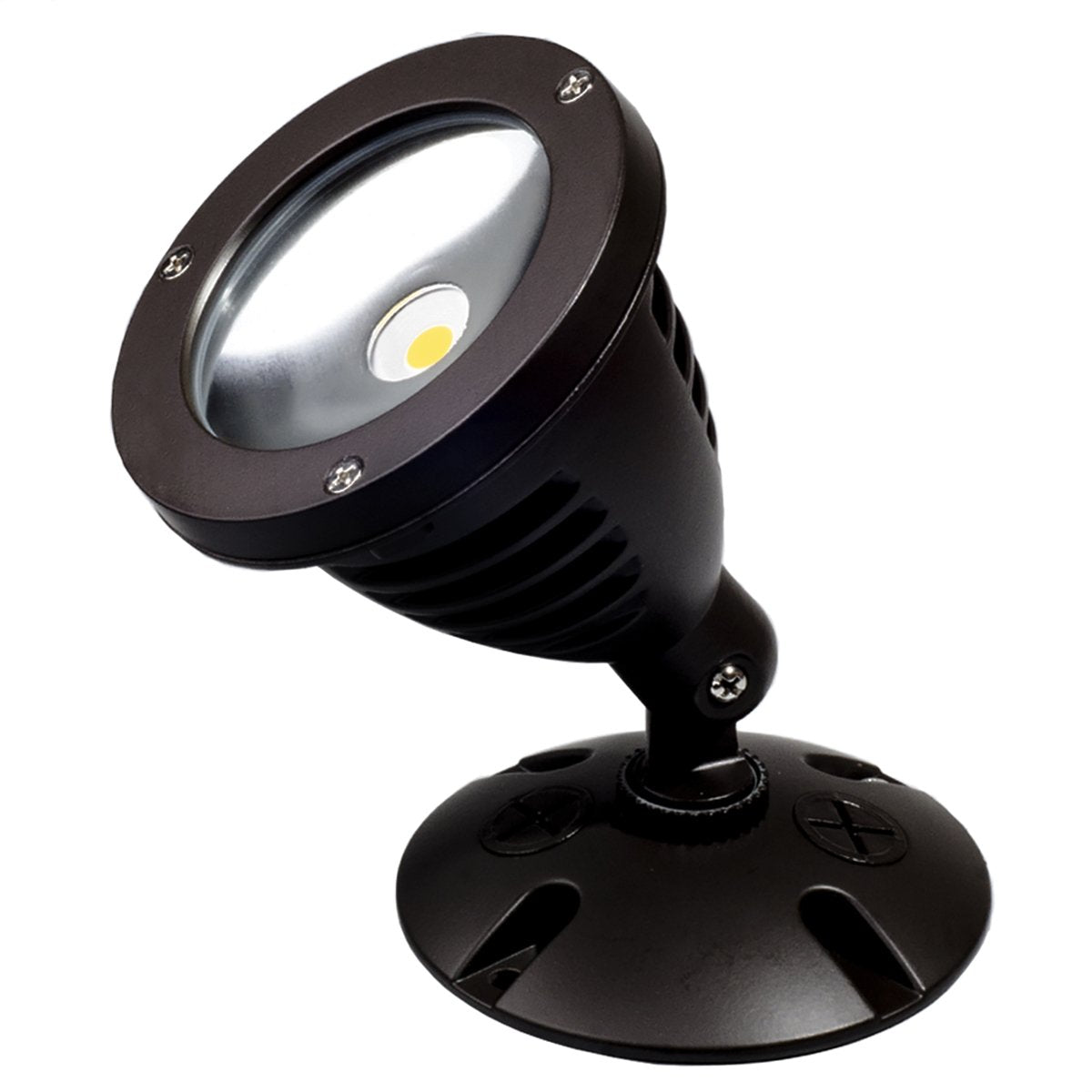 TOPELE LED Flood Light 1100LM Waterproof Metal Fixture 5000K Bronze JSL-03Z
