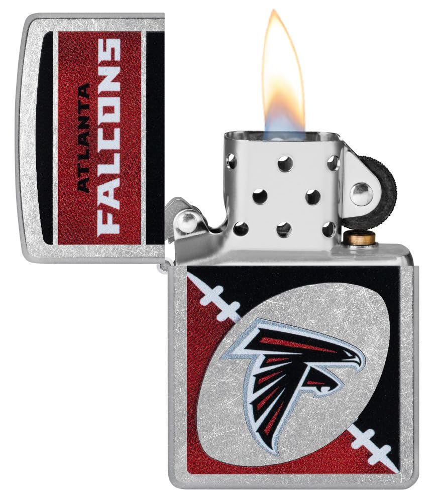 Zippo Nfl Atlanta Falcons Street Chrome Pocket Lighter