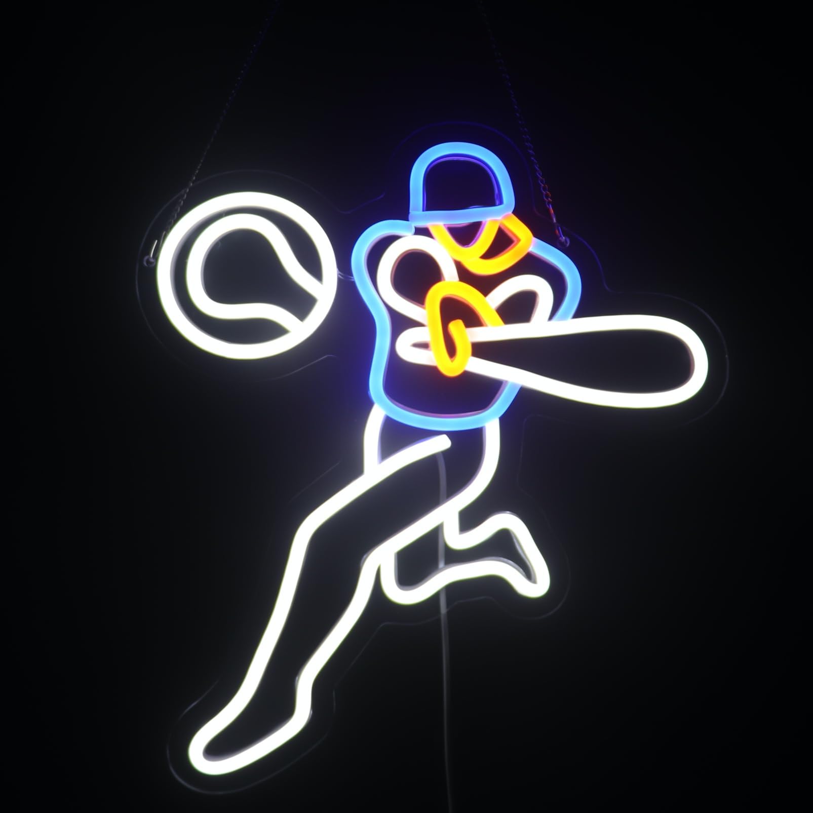 Baseball Neon Sign  Sport Neon Light Sign Led Decorations Light Up Signs  Baseball Club Lights  Game Room Wall Art Decorations Christmas Birthday Gifts