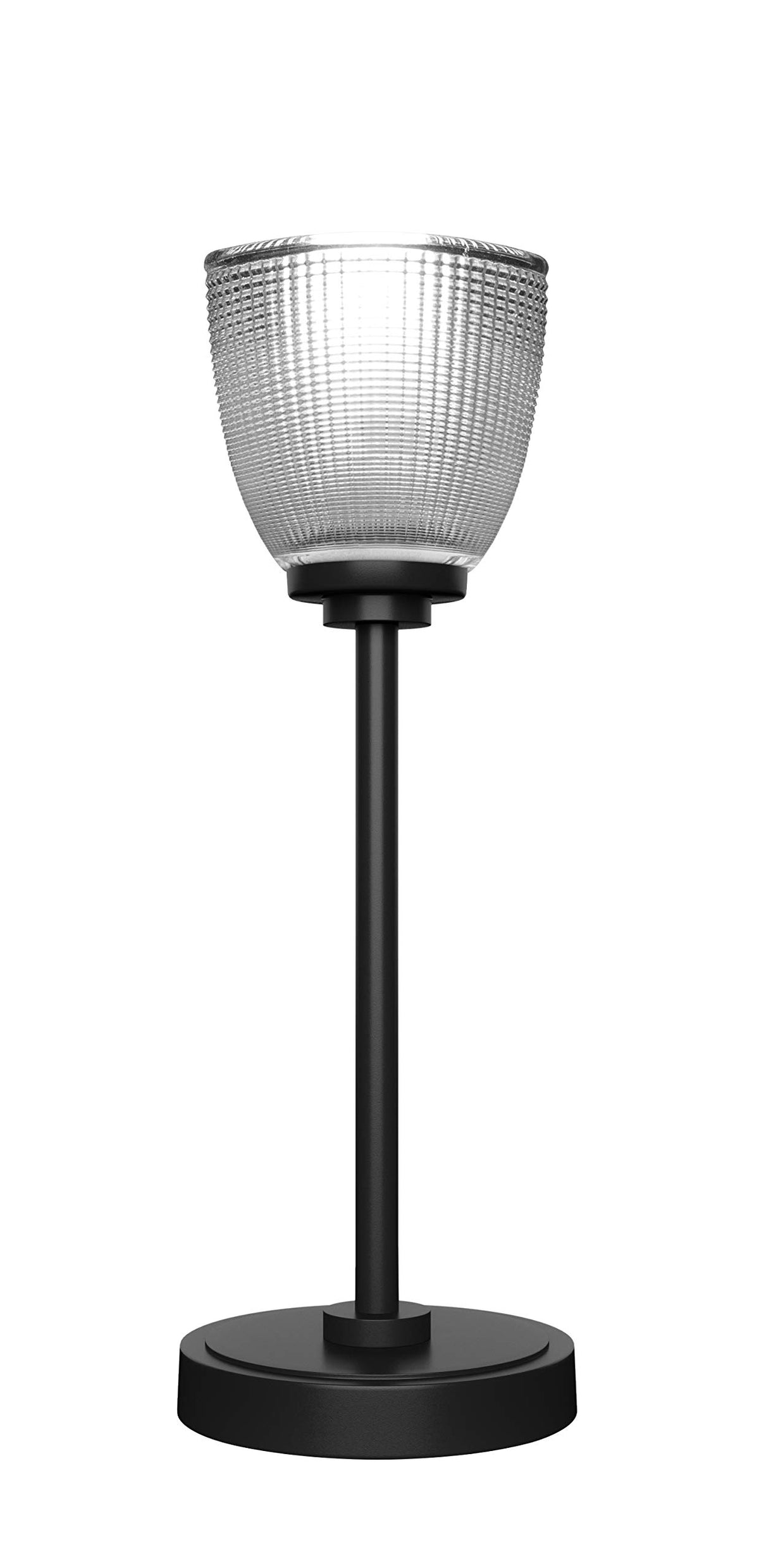 Toltec Lighting Luna 1 Light Table Lamp in Matte Black (53-MB-500)