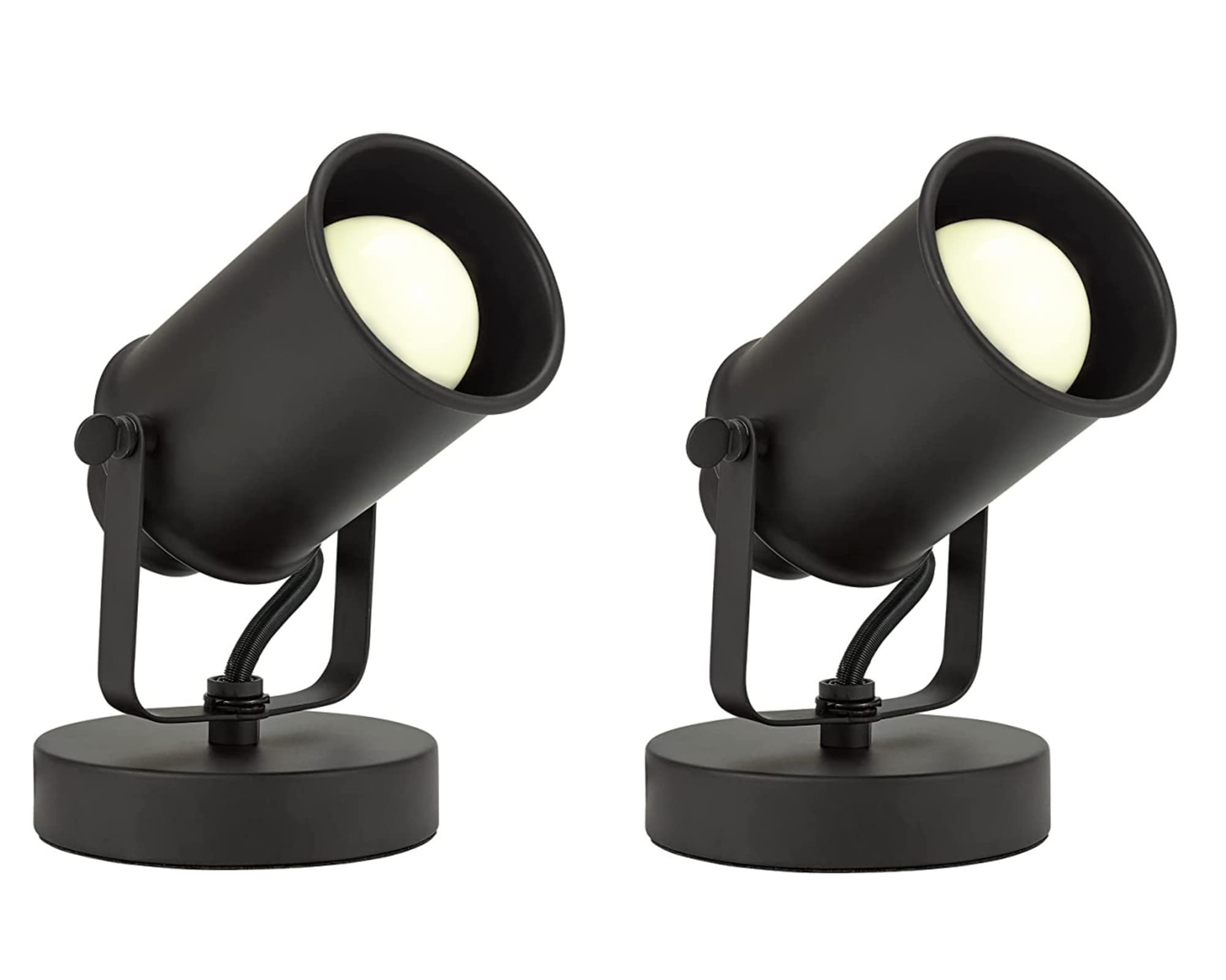 liveMAX Industrial Wall Lamp with Plug in Cord, Adjustable Retro Black Wall Lamp, Wall Mounted Spotlight Lamp,Wall Sconce Lamp f