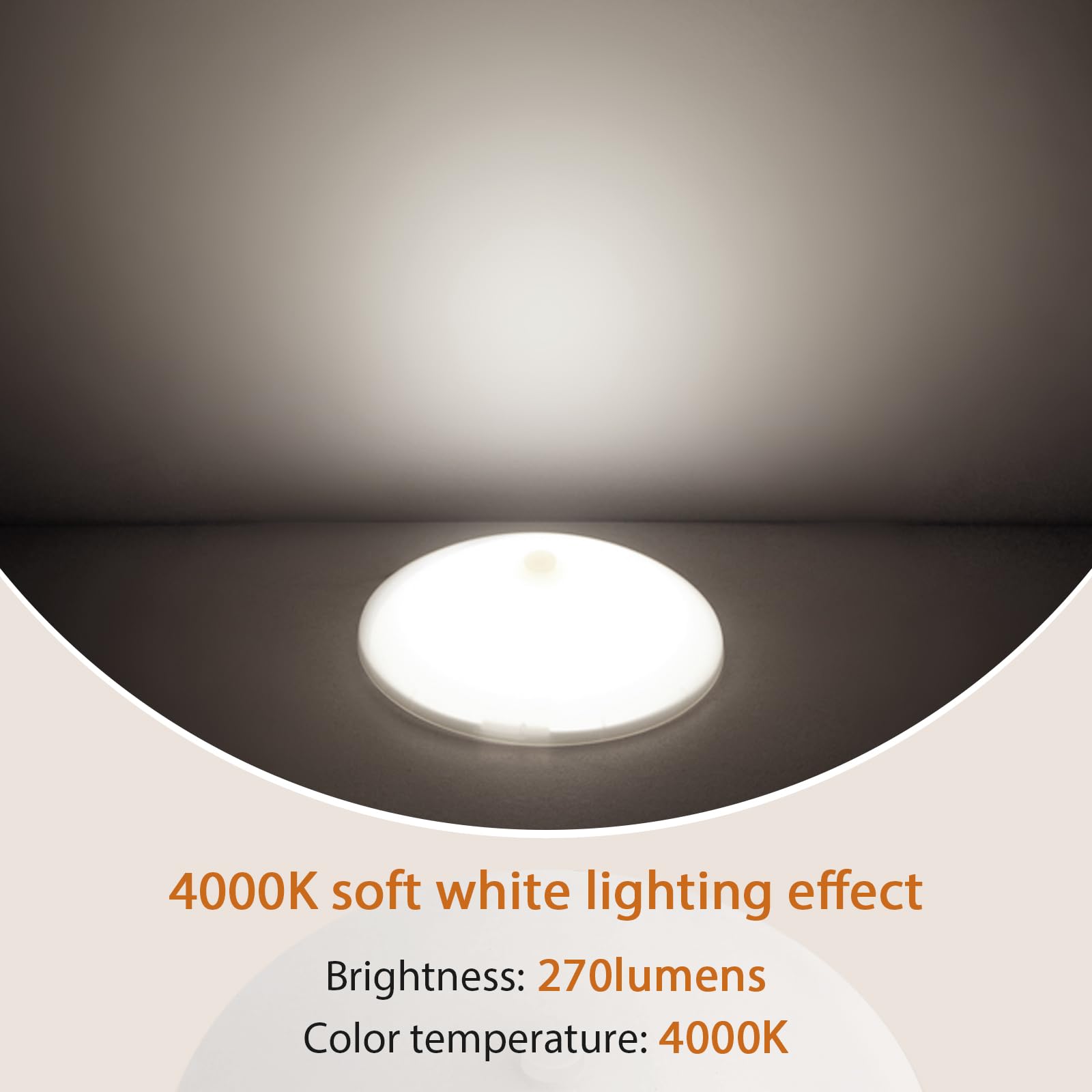 Dream Lighting RV Interior LED Dome Ceiling Light, 12V, 3.5inch, Aluminum, 4000K White, Pack of 4, Model 0016273-C4