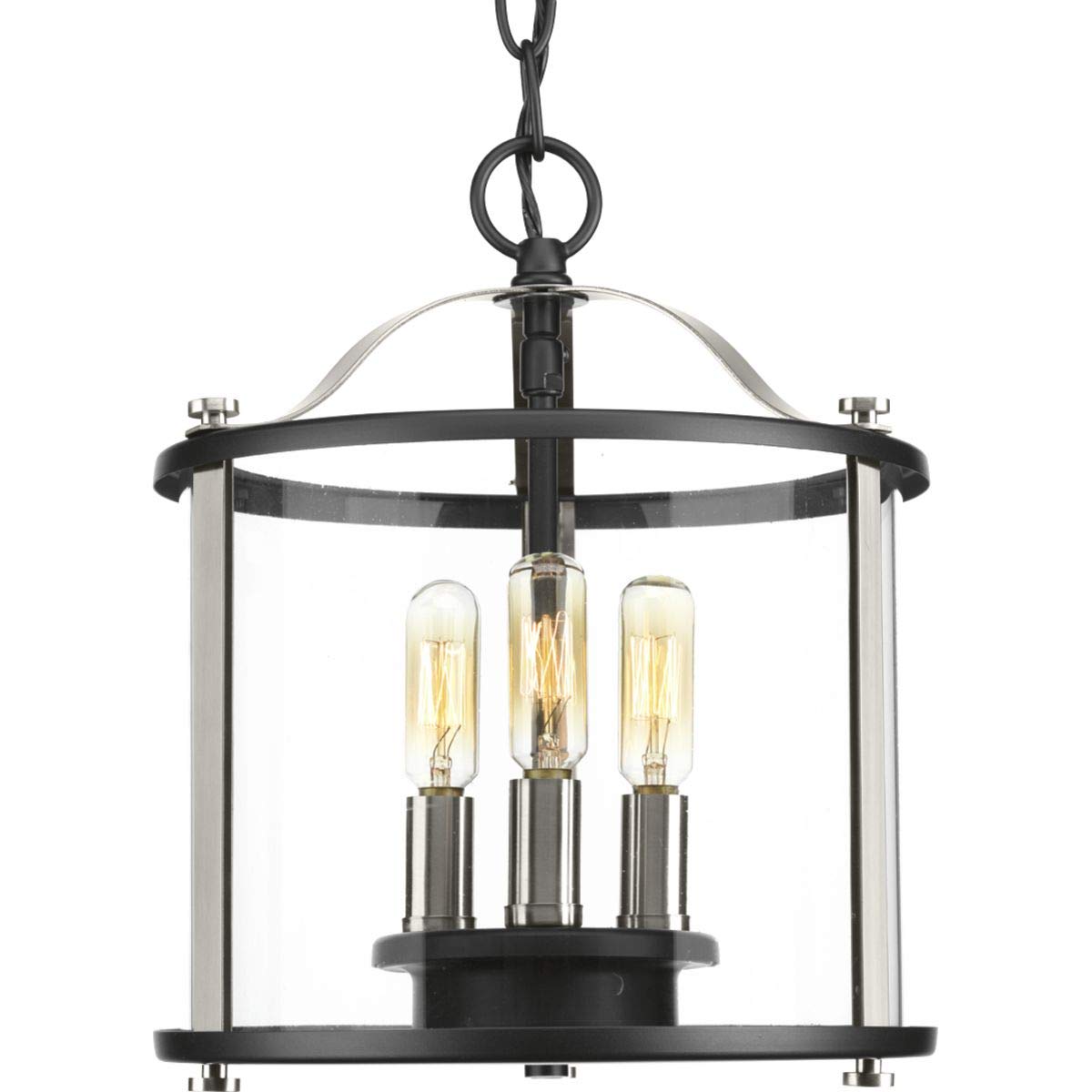 Progress Lighting Squire Outdoor Light Fixture, Alloy Steel, 11.00x9.88x9.88, Black, Model P550011-031