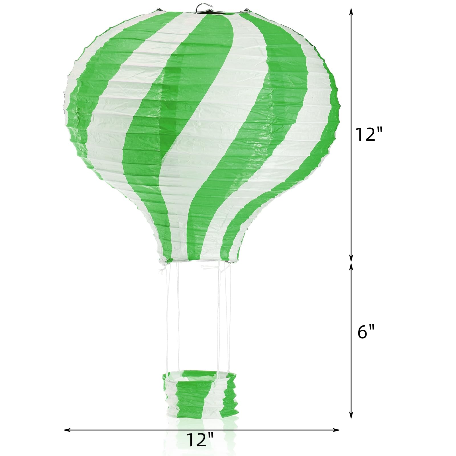 Goaste 14 Pack Hanging Hot Air Balloon, 12 Inch Colorful Paper Lanterns Set, Reusable Party Ball Lamps For Wedding, Birthday, En