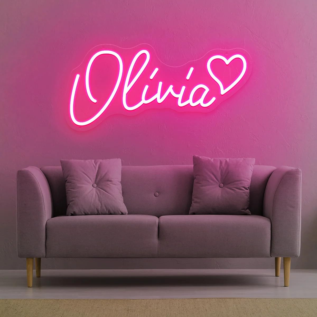YGEQWK Custom Neon Sign - Customizable LED Light for Weddings, Birthdays, Bars - 30inx7.2in