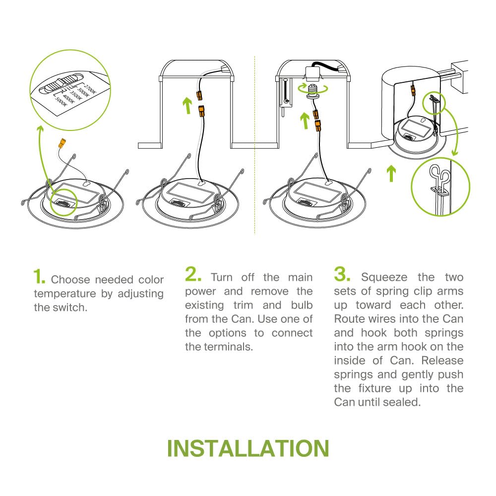 Asd Flat Trim Retrofit Led Recessed Lighting 6 Inch | Ultra Thin White 12W 1021Lm Wet Rated Dimmable Downlights | 2700K-5000K Adjustable Led Recessed Light Fixtures | Disk Can Lights  Etl 24 Pack