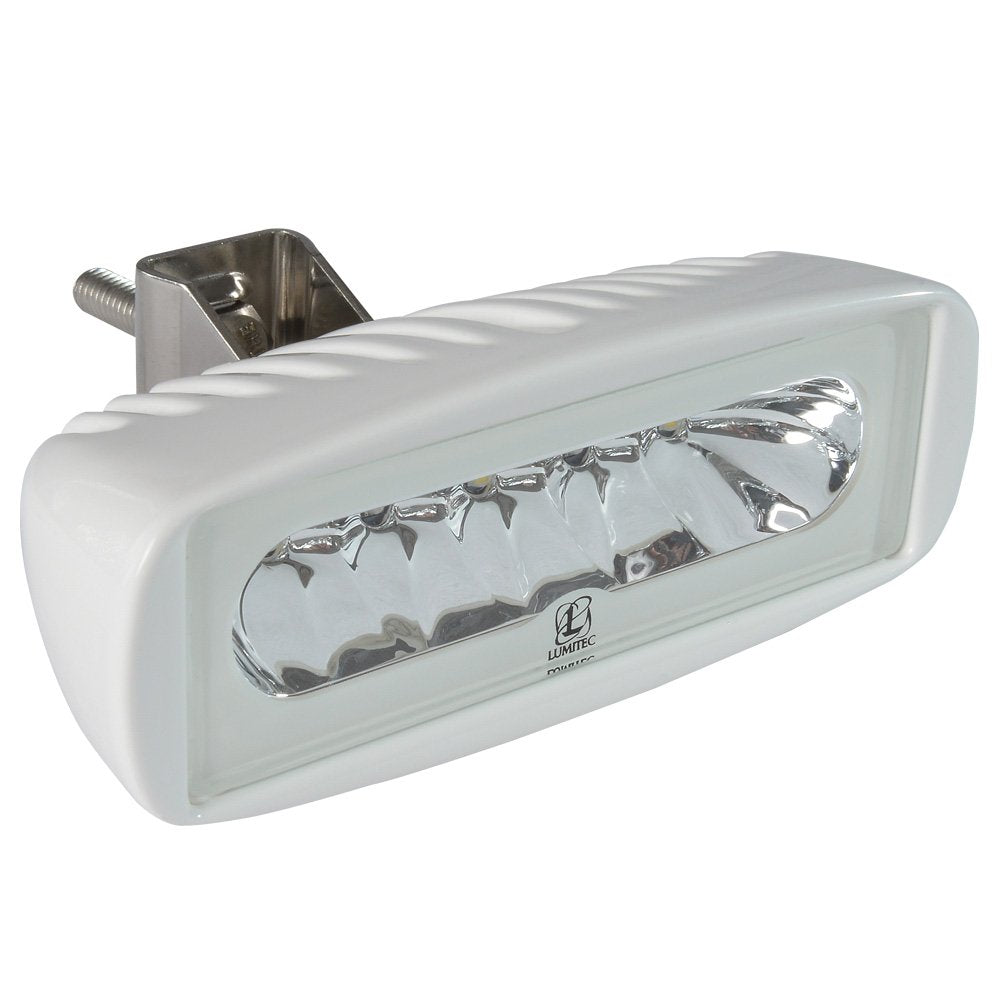 Lumitec Caprera2 101103, Led Flood Light, Bracket Mount, White Housing, White Dimming And Red Dimming, One Size