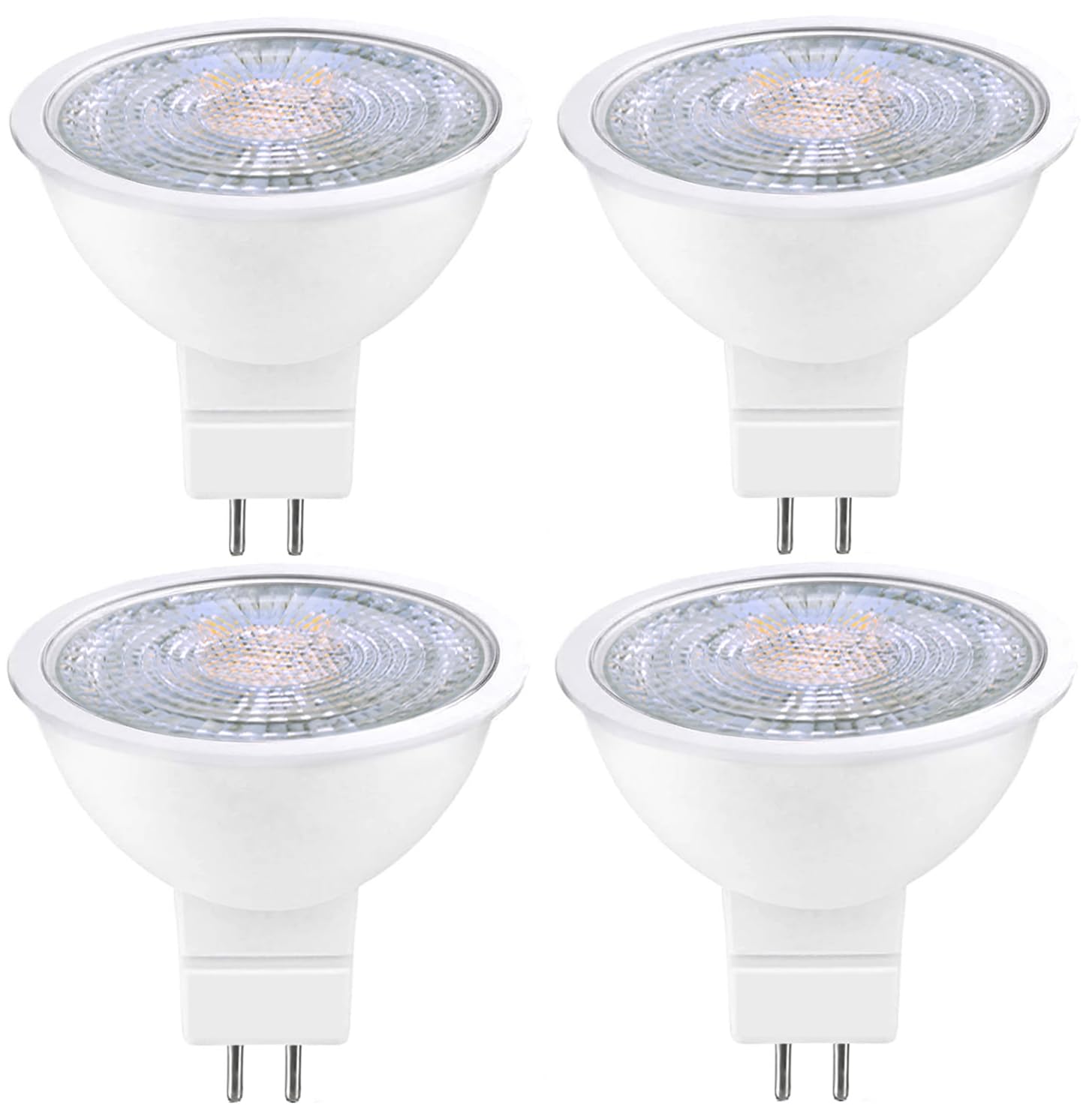 Geplad 12 Pack Mr16 Led Bulb,Gu5.3 Bi-Pin Base Led Bulbs, 5W (50W Equivalent) 5000K Daylight 450Lm 40 Degree Beam Angle For Spot