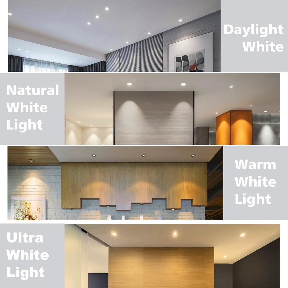 2 Inch Led Downlight  Recessed Lighting Dimmable Ceiling Light  3W  3000K Warm White  Cri80 With Led Driver(35W Halogen Equivalent)  20 Pack