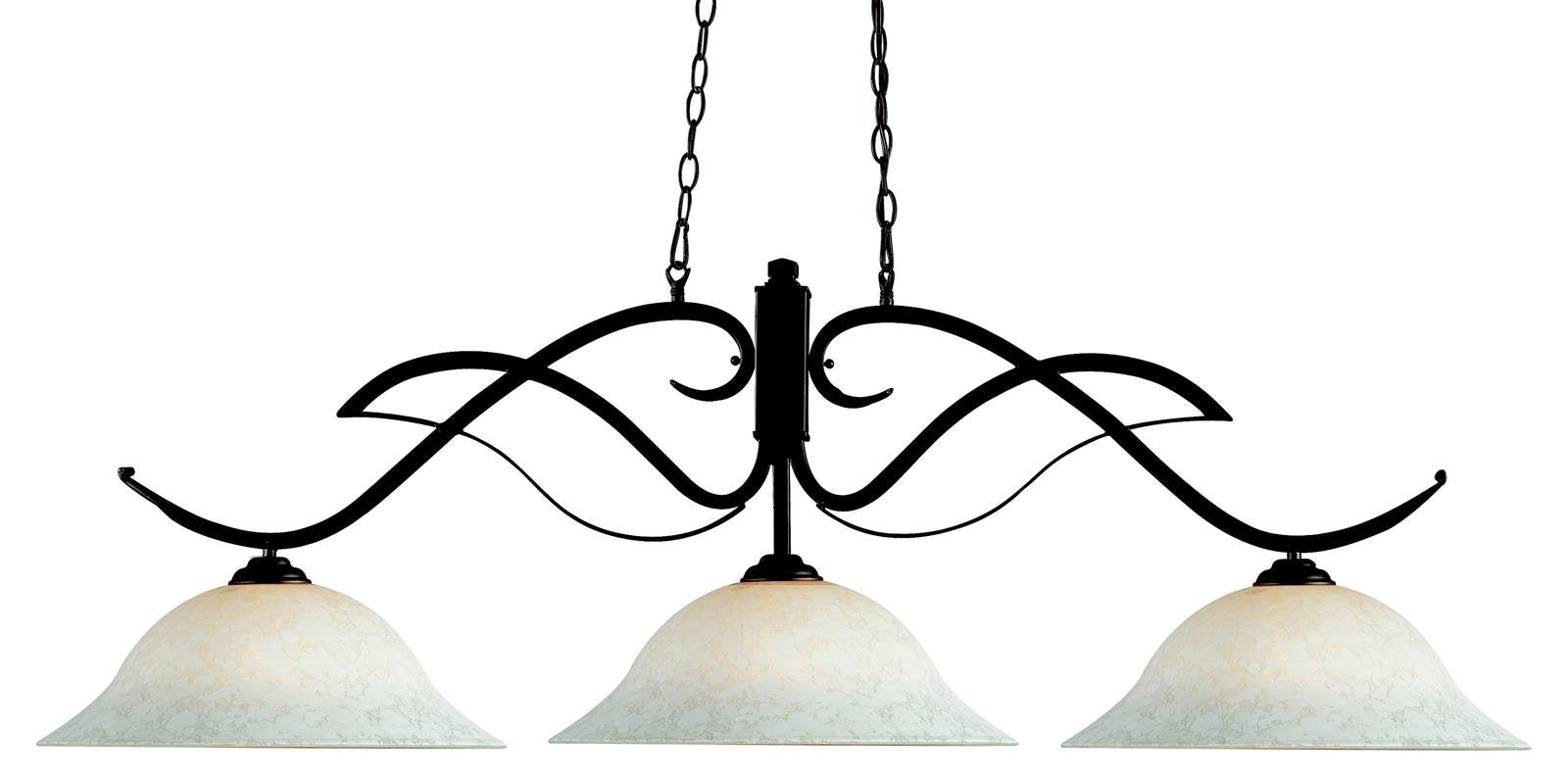 Z-Lite 3 Light Billiard Light 126BRZ-WM16