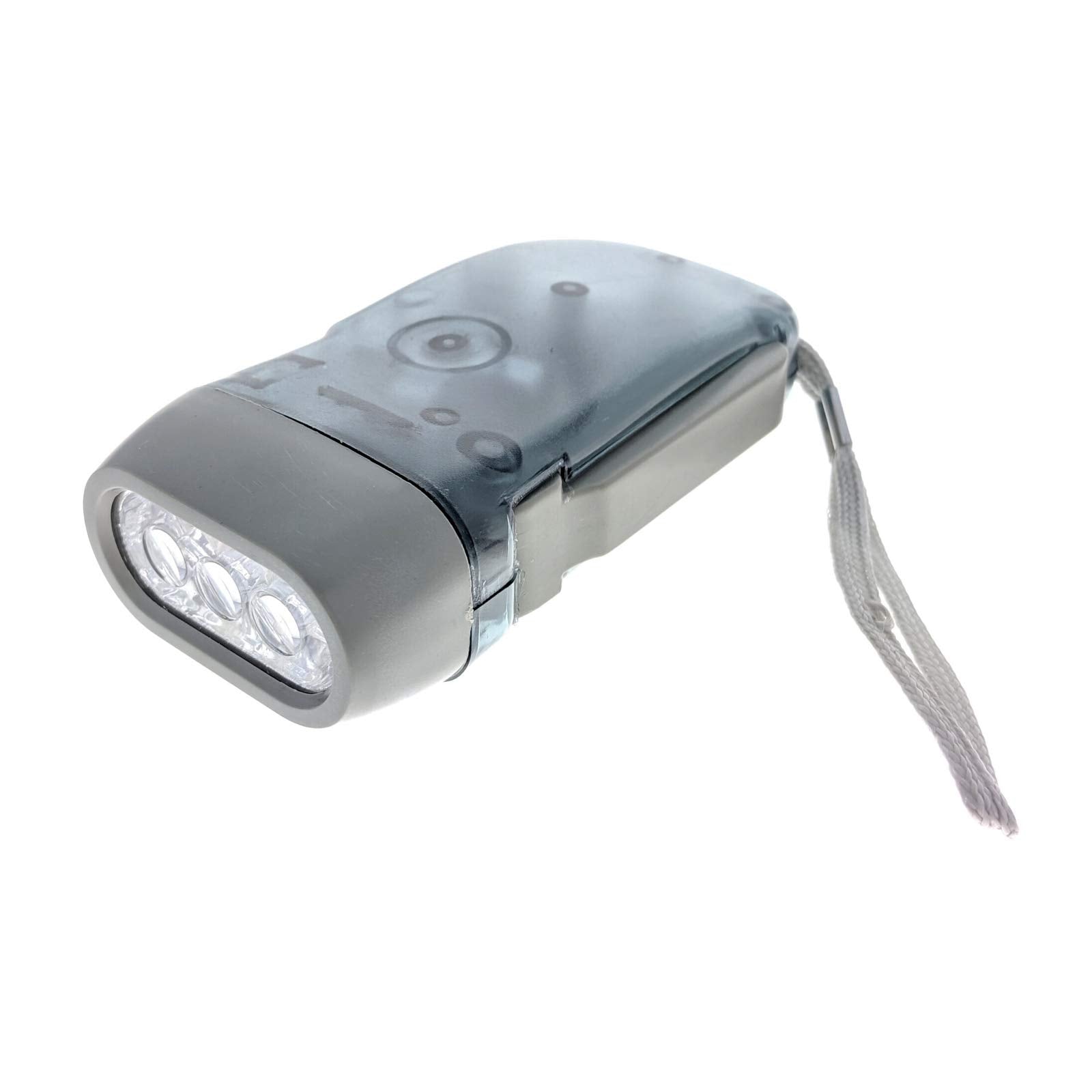 ASR Outdoor Rechargeable Flashlight - 3 LED Dynamo Squeeze Action, 4in Size, Blue, Model 3SDF-973, Plastic Material