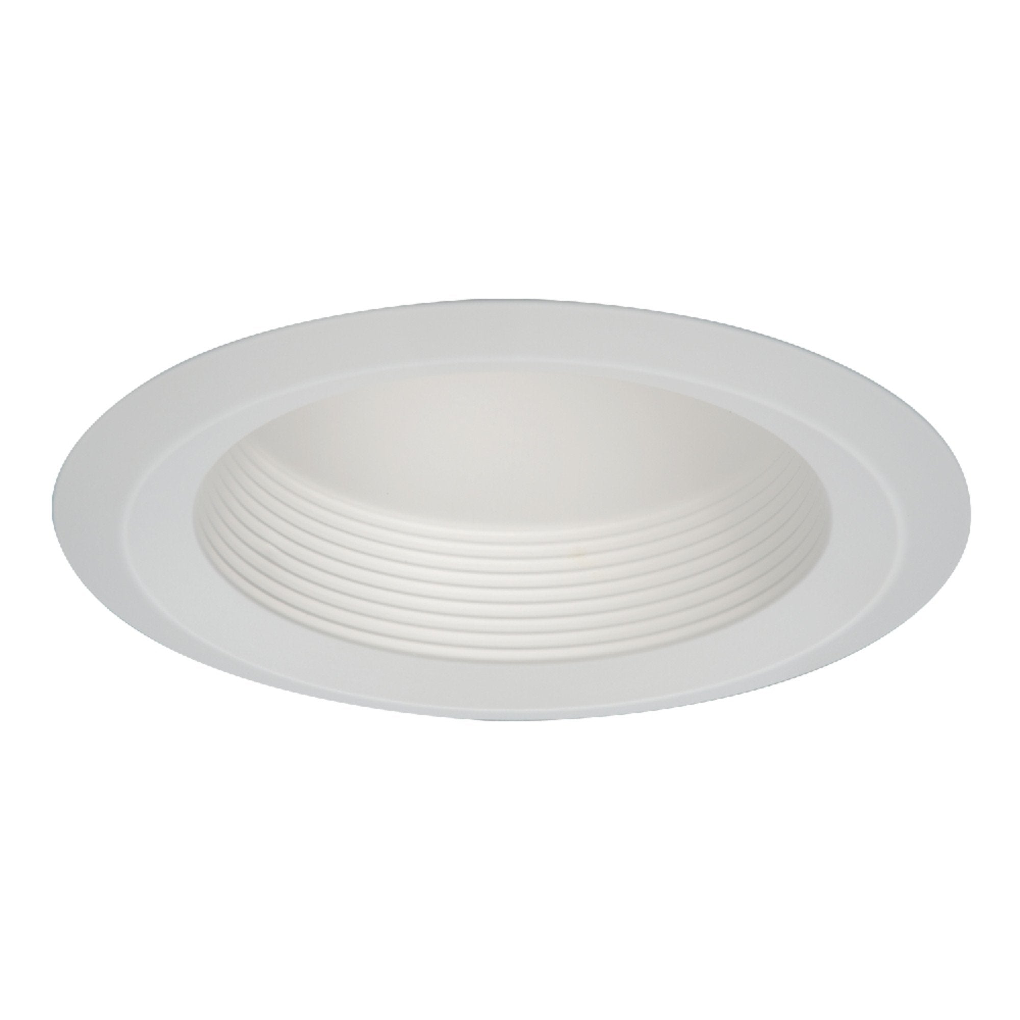 Halo 6126Wb Recessed Self-Flanged White Trim With Full Cone White Baffle, 6''