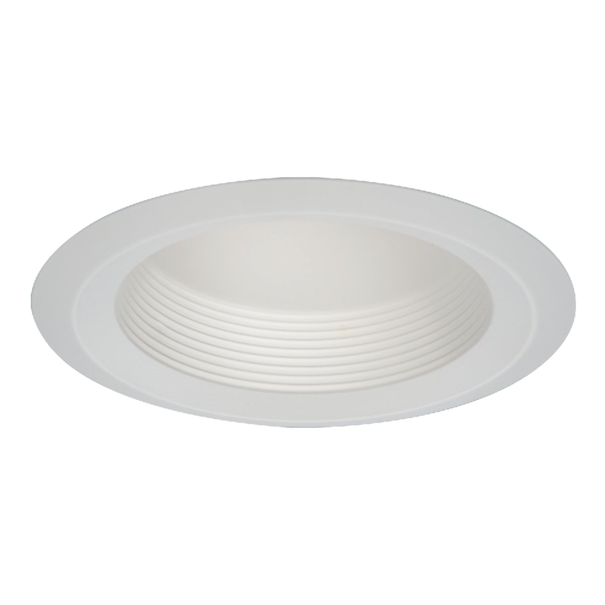 Halo 6126Wb Recessed Self-Flanged White Trim With Full Cone White Baffle, 6''