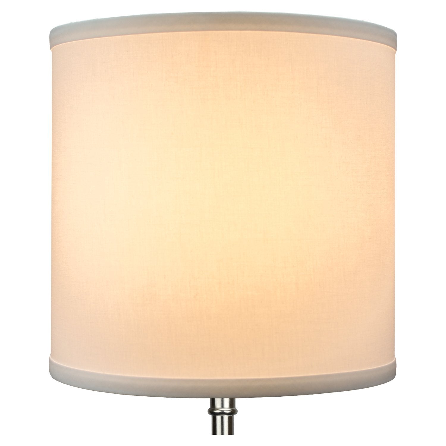 Fenchelshades.Com 10'' Top Diameter X 10'' Bottom Diameter 10'' Height Fabric Drum Lampshade Spider Attachment (Linen Cream)