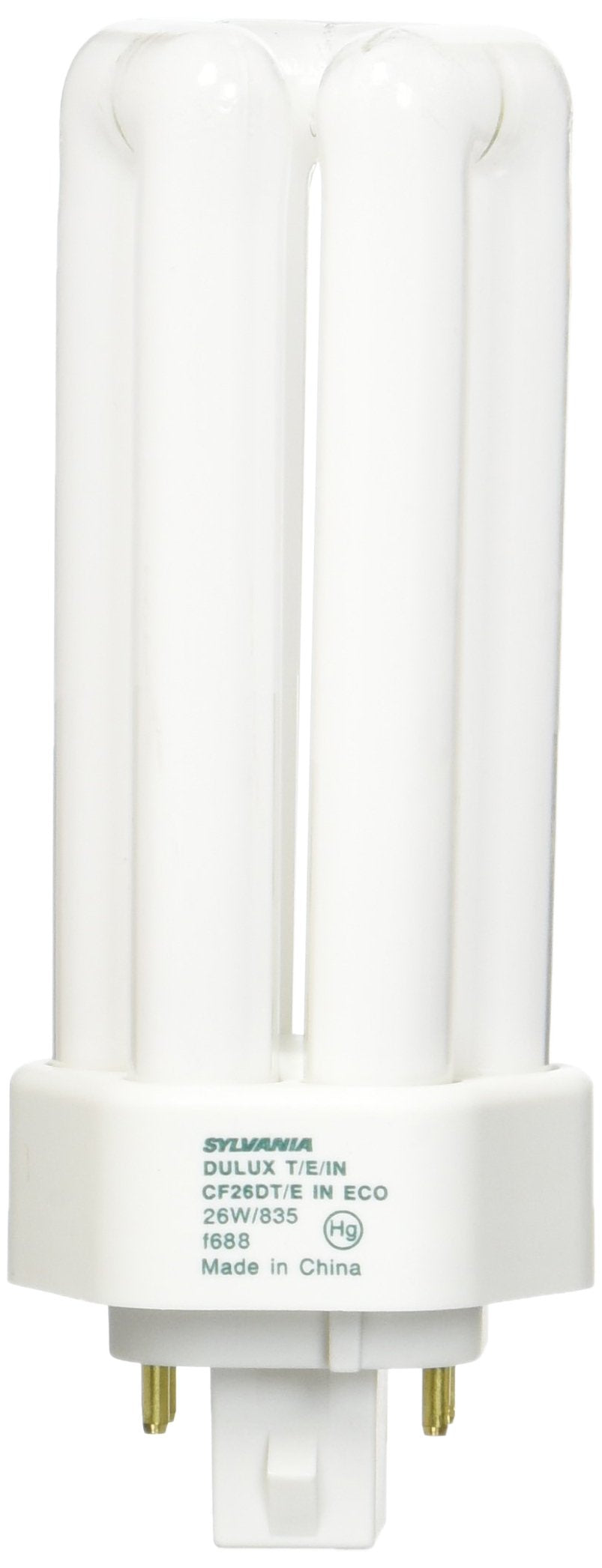 LEDVANCE Sylvania Compact Fluorescent 4 Pin Triple Tube 26W 3500K White 1 Count Model 20881