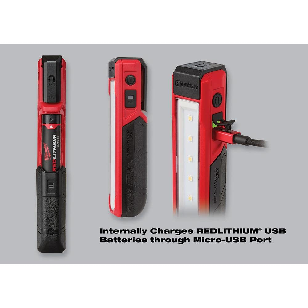 Milwaukee 2112-21 Flood Light - Red and Black, Bright LED, Model 2112-21