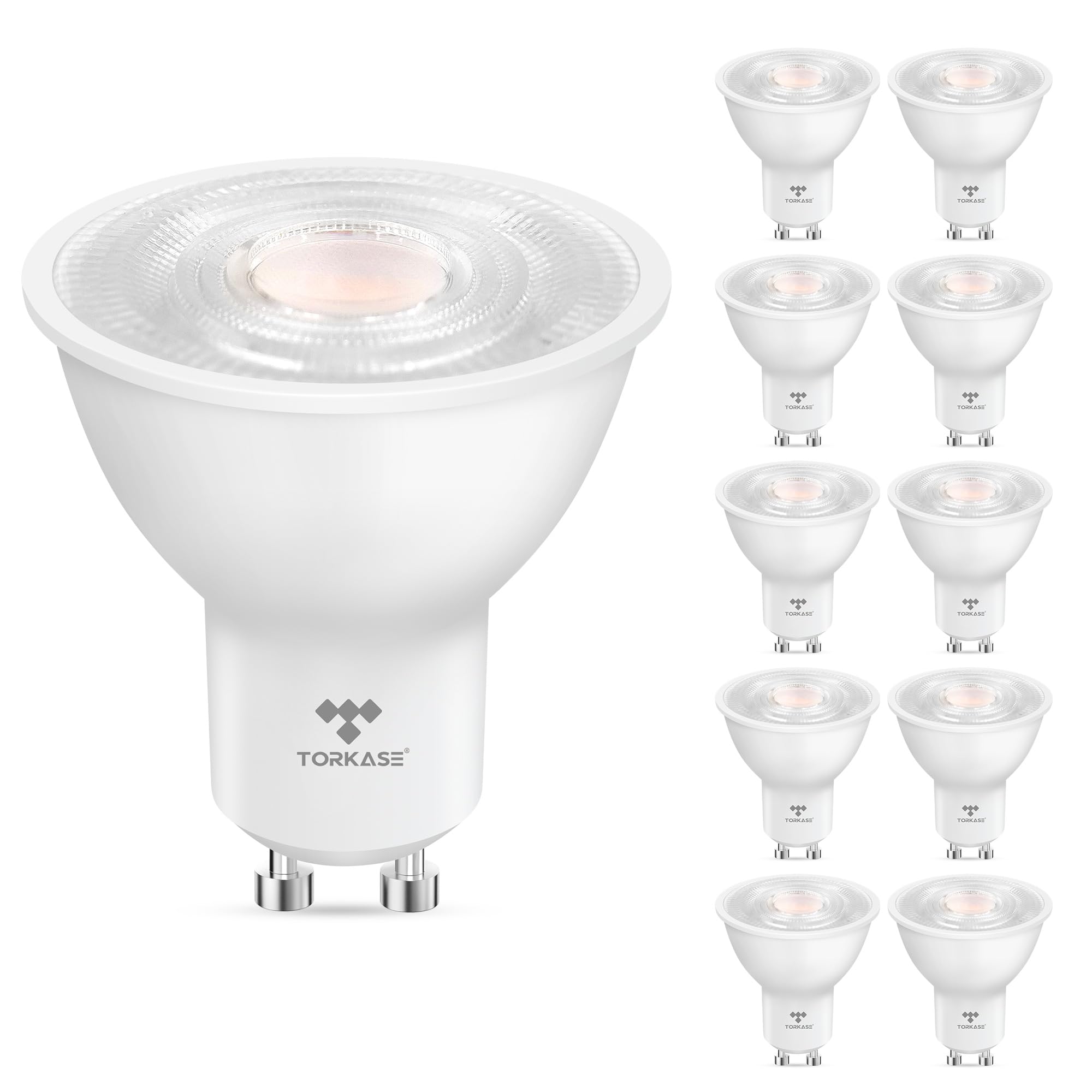 Gu10 Led Bulbs, Non-Dimmable, 5000K Daylight White, 5W (50W Equivalent), 120V 500Lm, Energy Saving, Ul Listed, Ideal For Track A