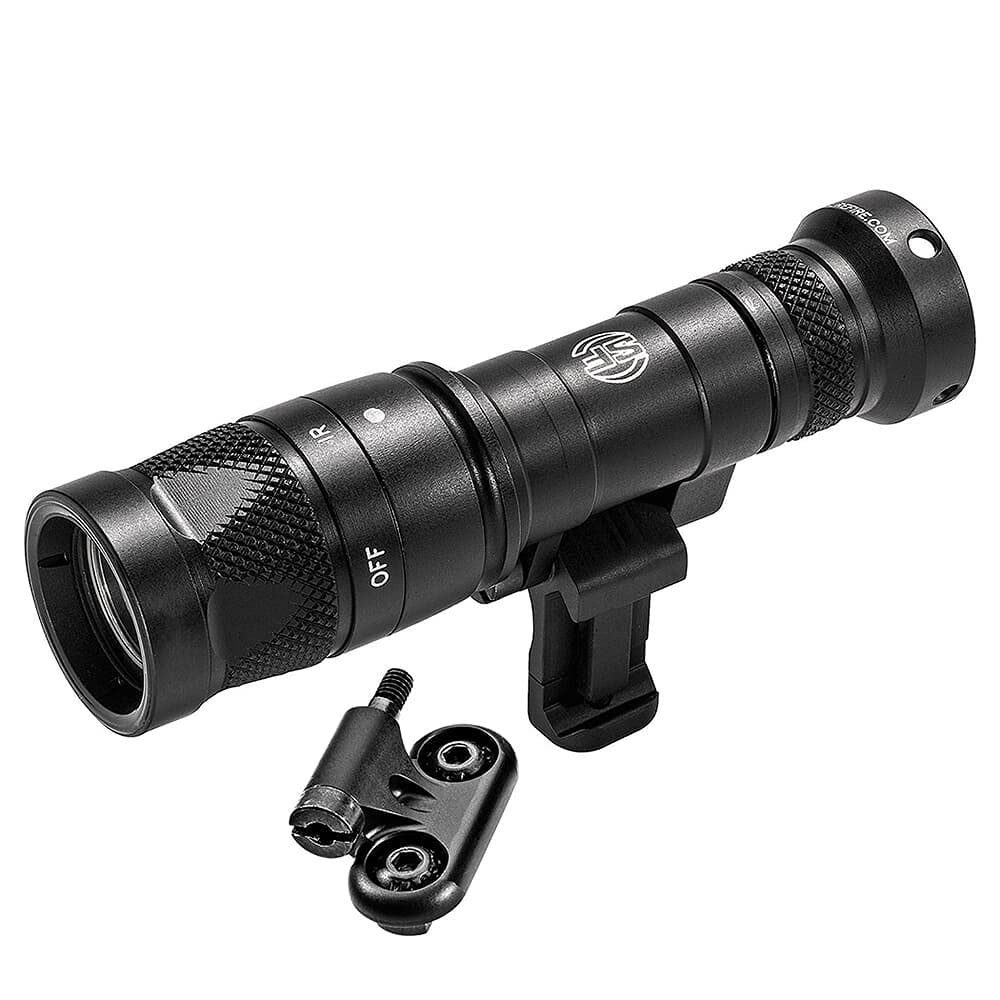 SureFire M340 V-Pro Vampire Mini Scout Light Pro, 250 Lumen White Light, 100 mW IR, TIR Lens, Pick/Hunting Firearm Mount, Black