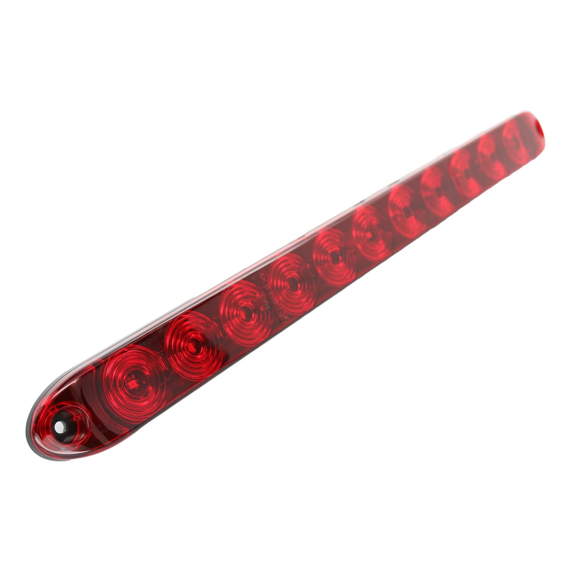 TecNiq, Inc 15in Red LED Stop Turn Tail Marker Light Bar - Waterproof Polycarbonate, Model T10-RR00-1