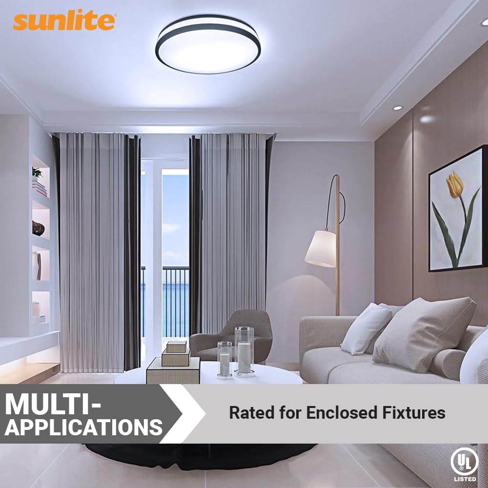 Sunlite A19 Gu24 Dimmable Light Bulb, 14 Watts (100W Equivalent) 1500 Lumens, 2 Prong Led Twist And Lock Base, Ul Listed, Rated